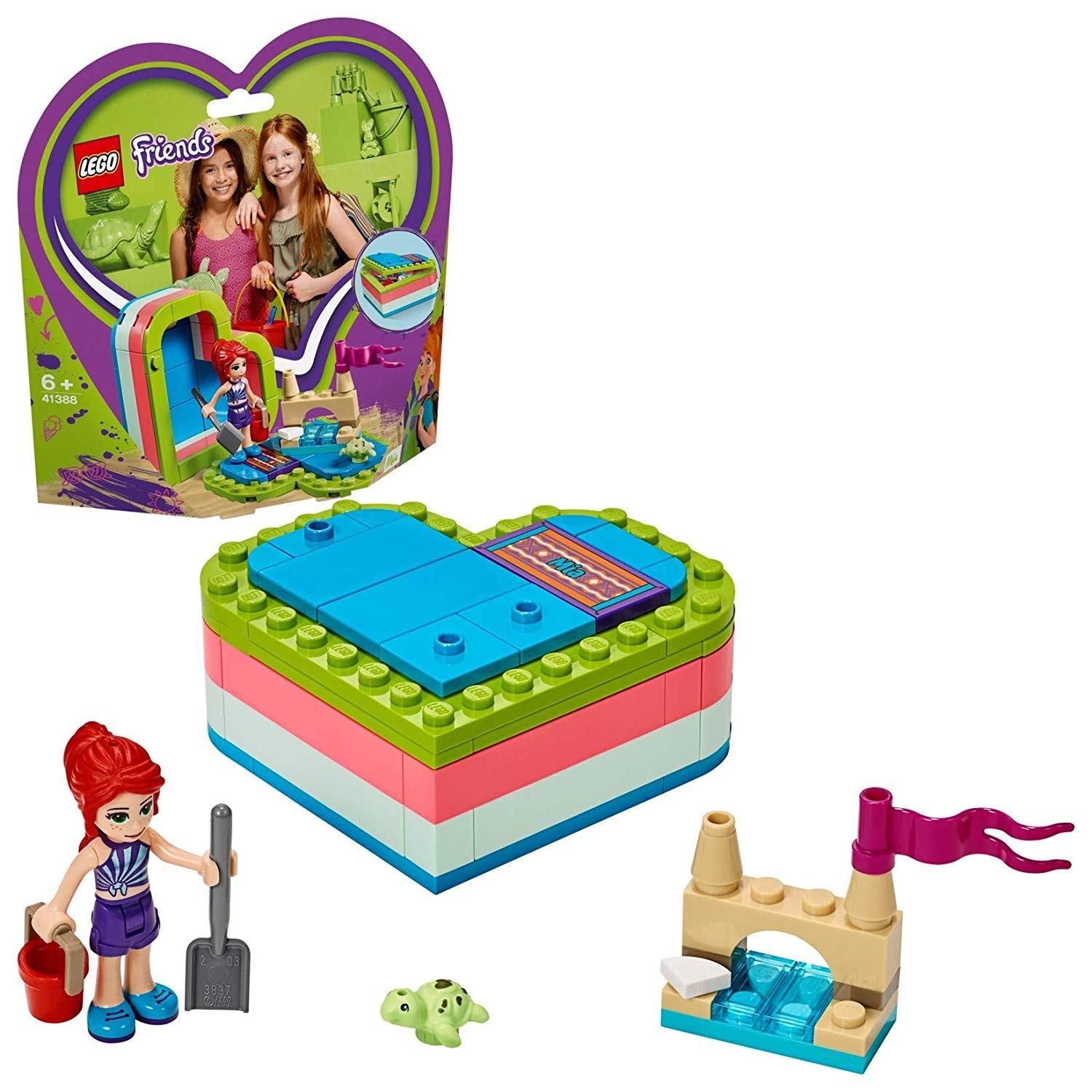 Lego Friends Mias 41388 Summer Heart Box, Construction Kit