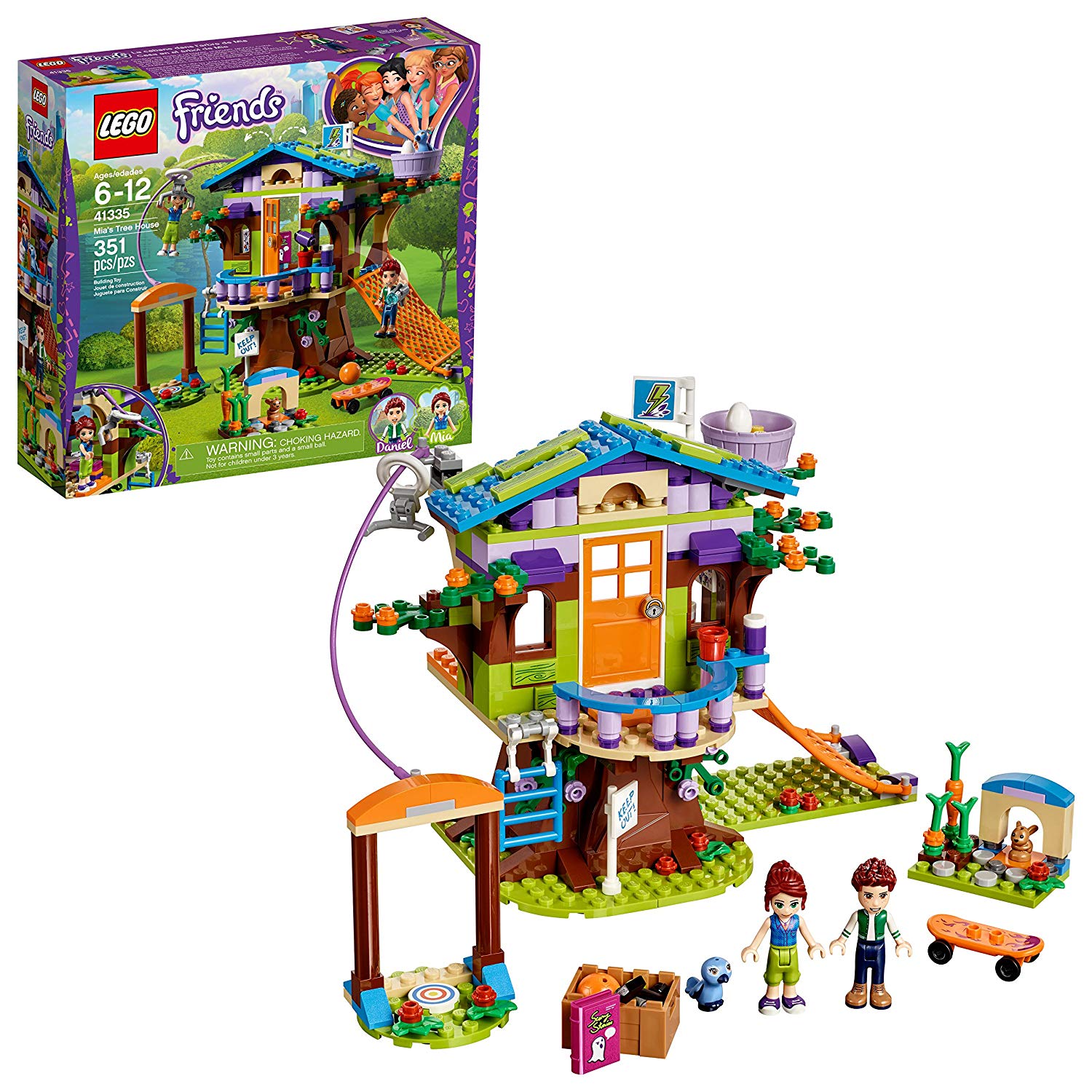 Lego Friends Mias Tree House Building Set