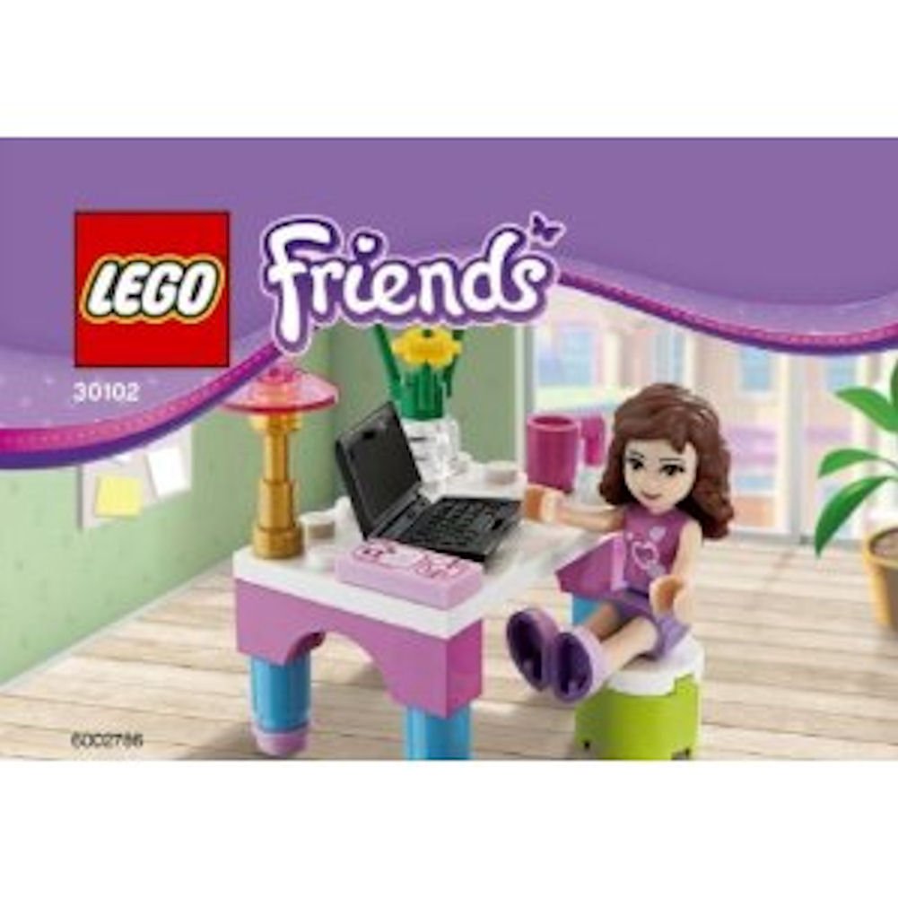 Lego Friends Olivias Desk Set Bagged
