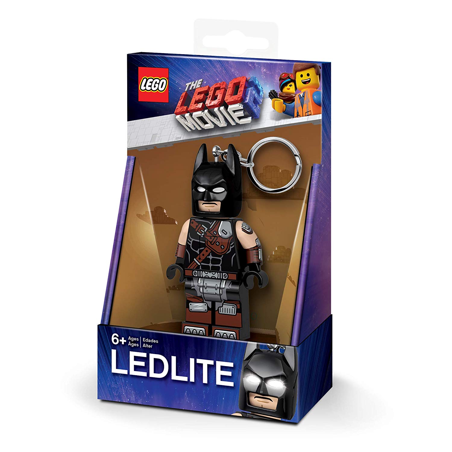 Lego Iqlgl-Ke146 Movie 2 Batman Key Fob Black