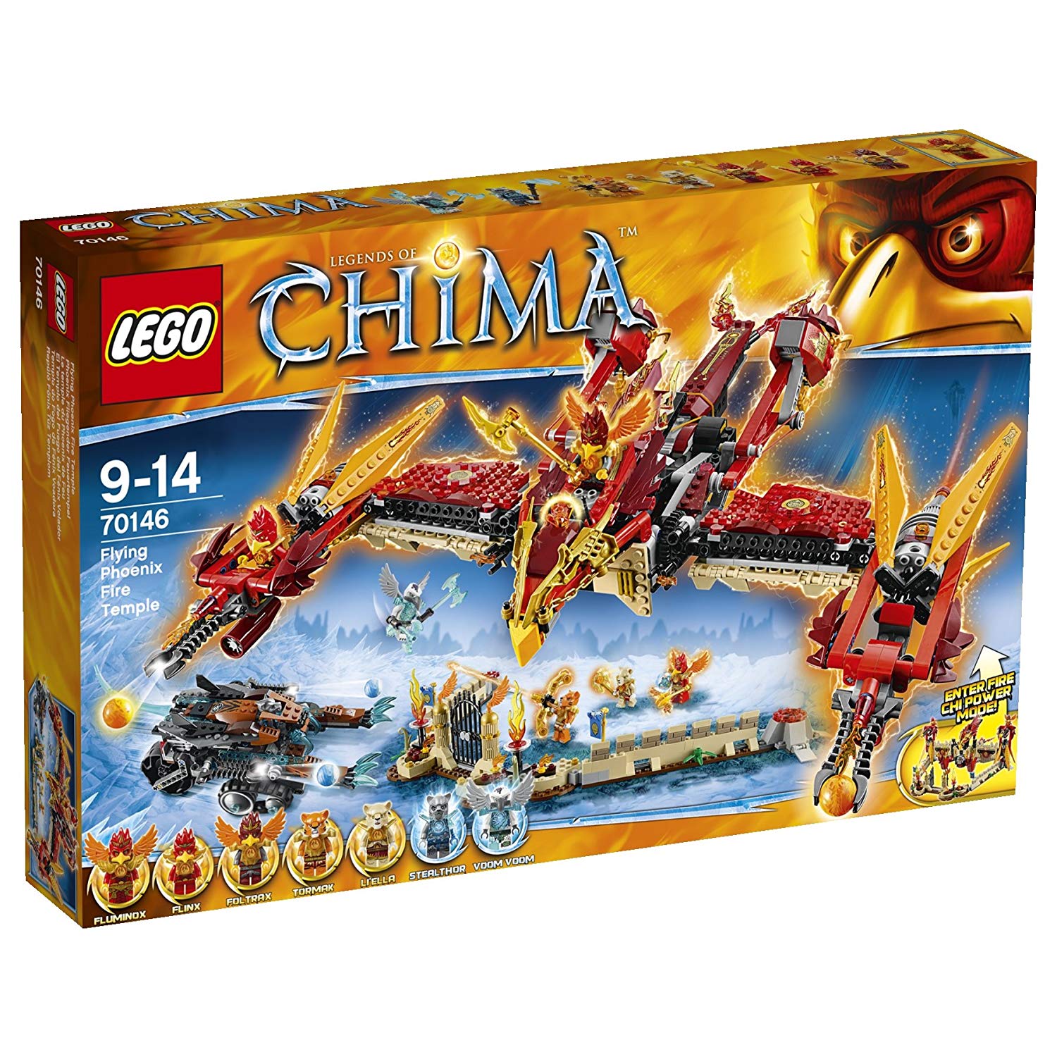 Lego Legends Of Chima Flying Phoenix Fire Temple