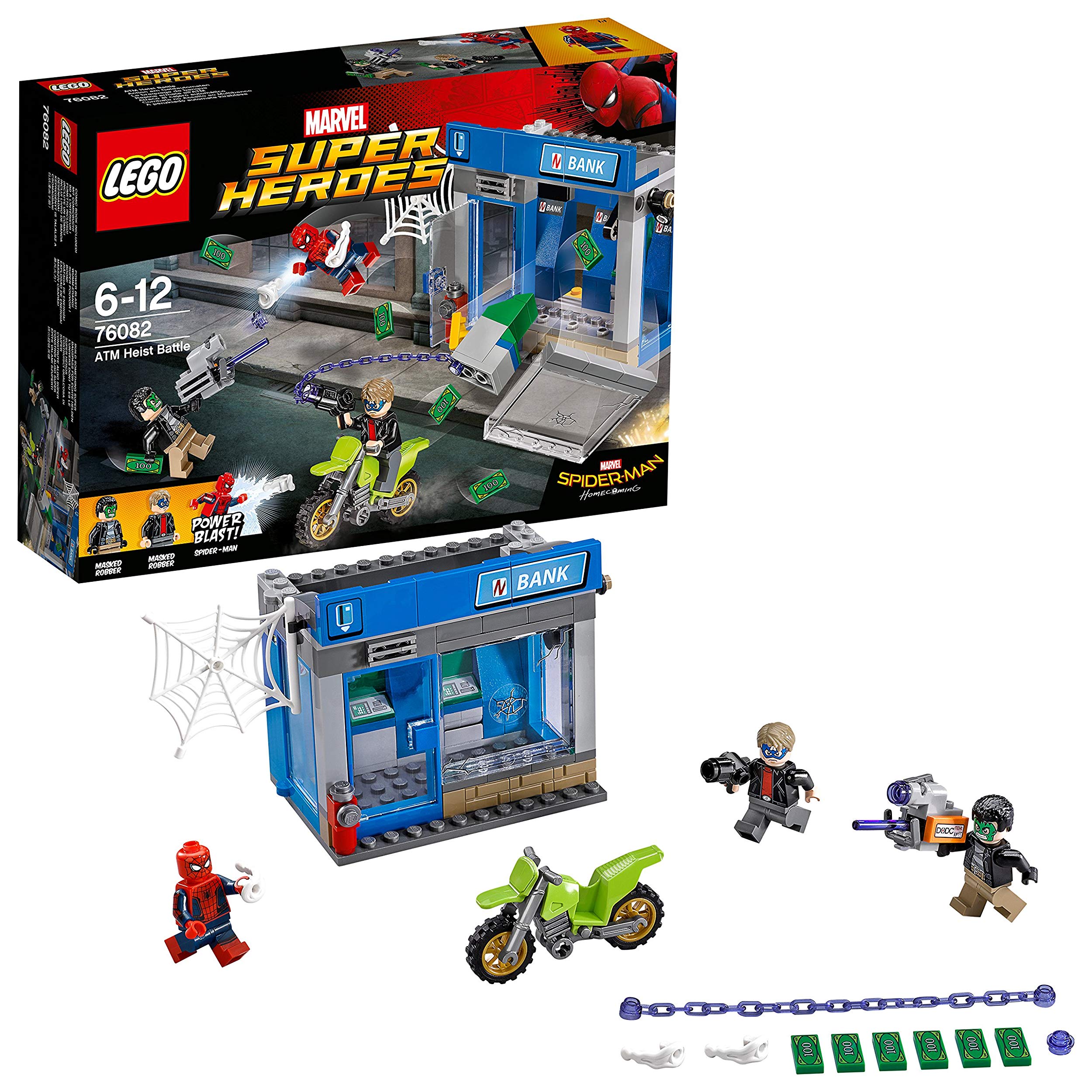 Lego Marvel Super Heroes Action On The Money Machines Toy