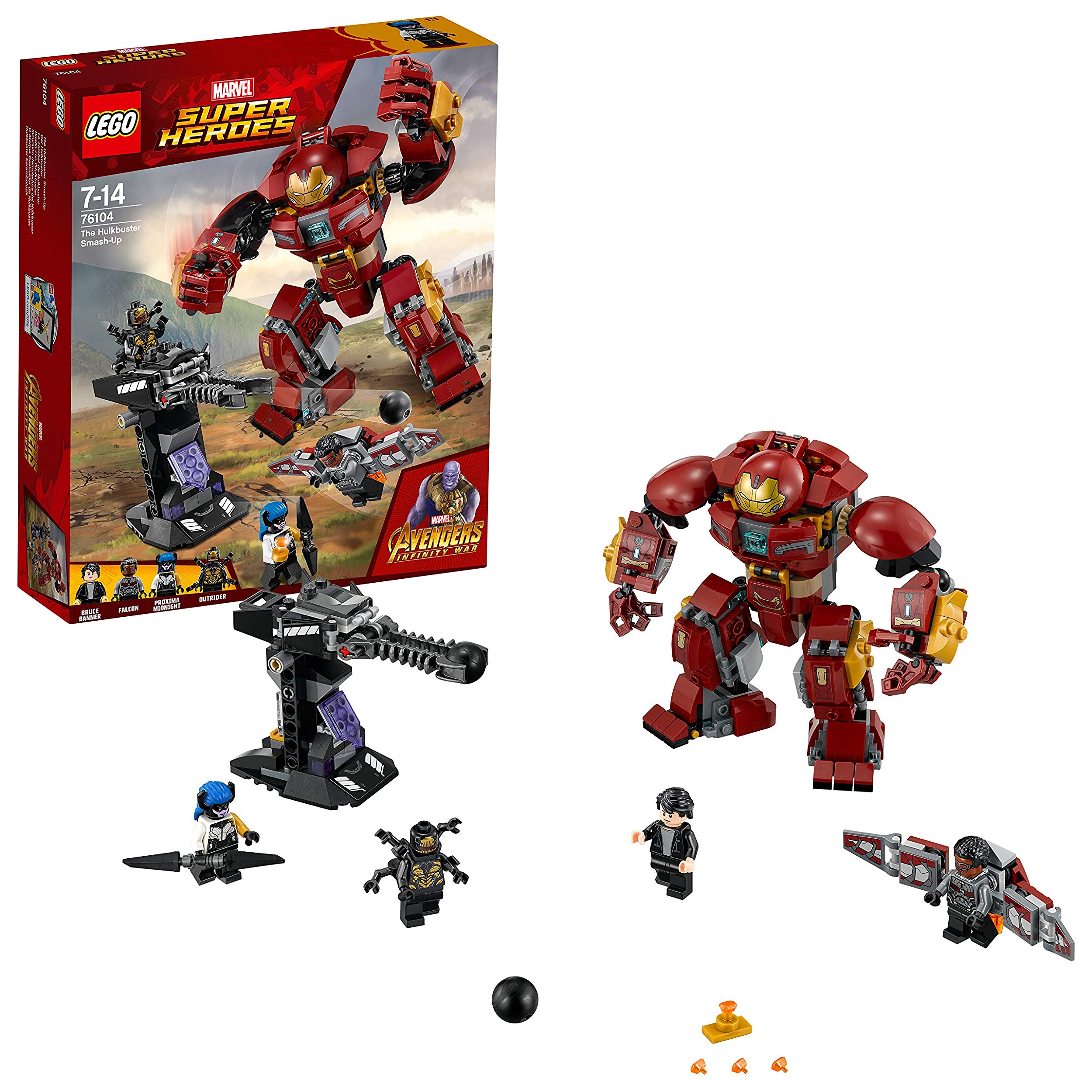 Lego Marvel Super Heroes Destruction Of The Hulk Buster Superhero Toy