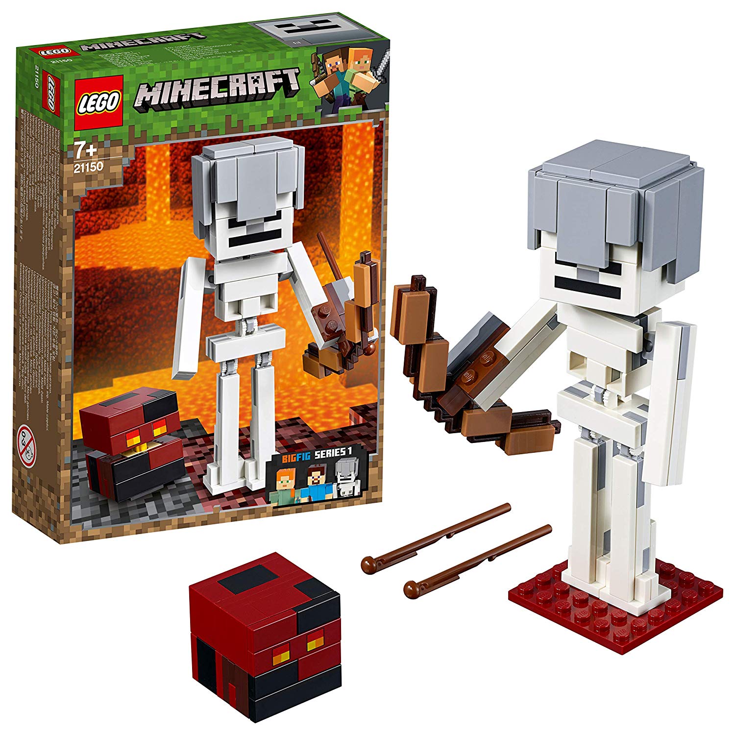 Lego Minecraft™ 21150 Minecraft™ Bigfig Skeleton With Magma Cube
