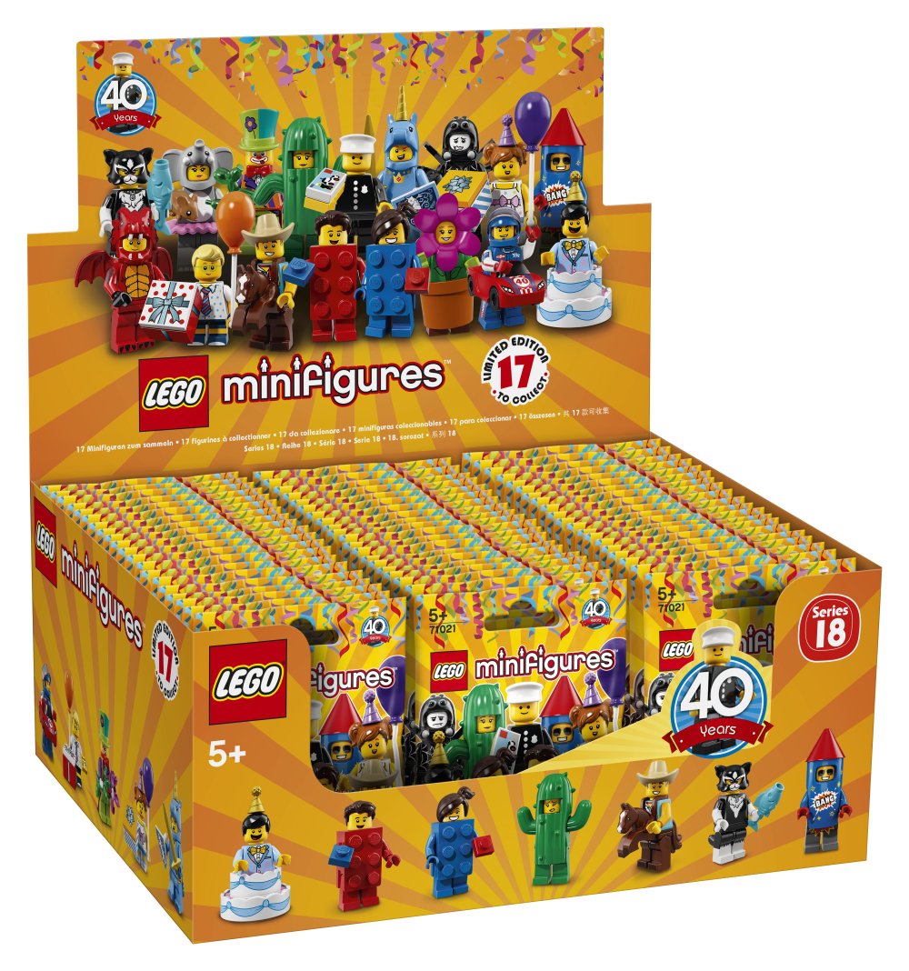 Lego Minif Igures Party – Series 18 (71021) Display (60 Bags)