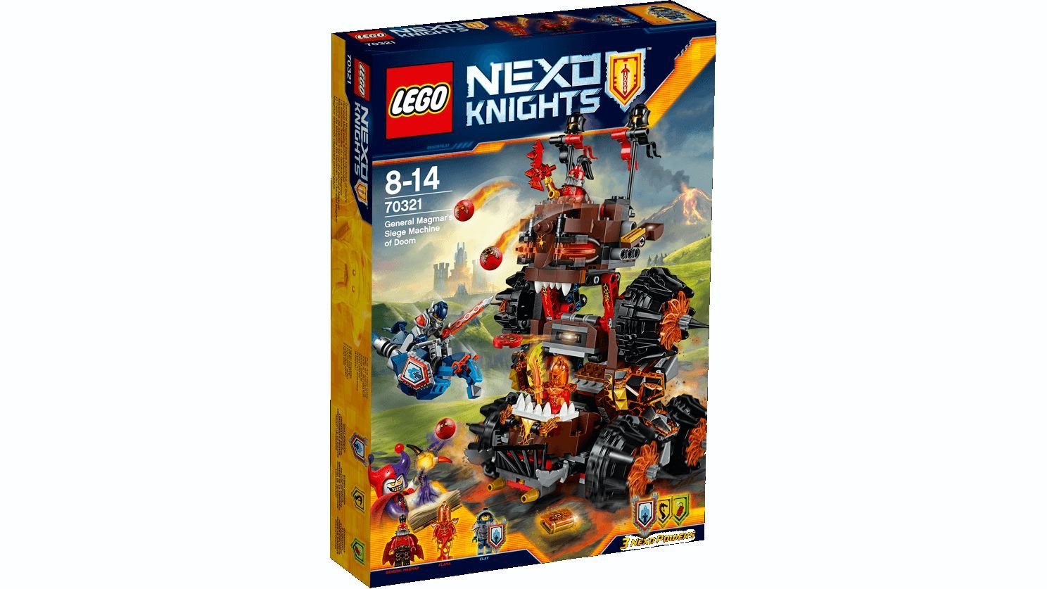 Lego Nexo Knights General Magmars Fate Mobile