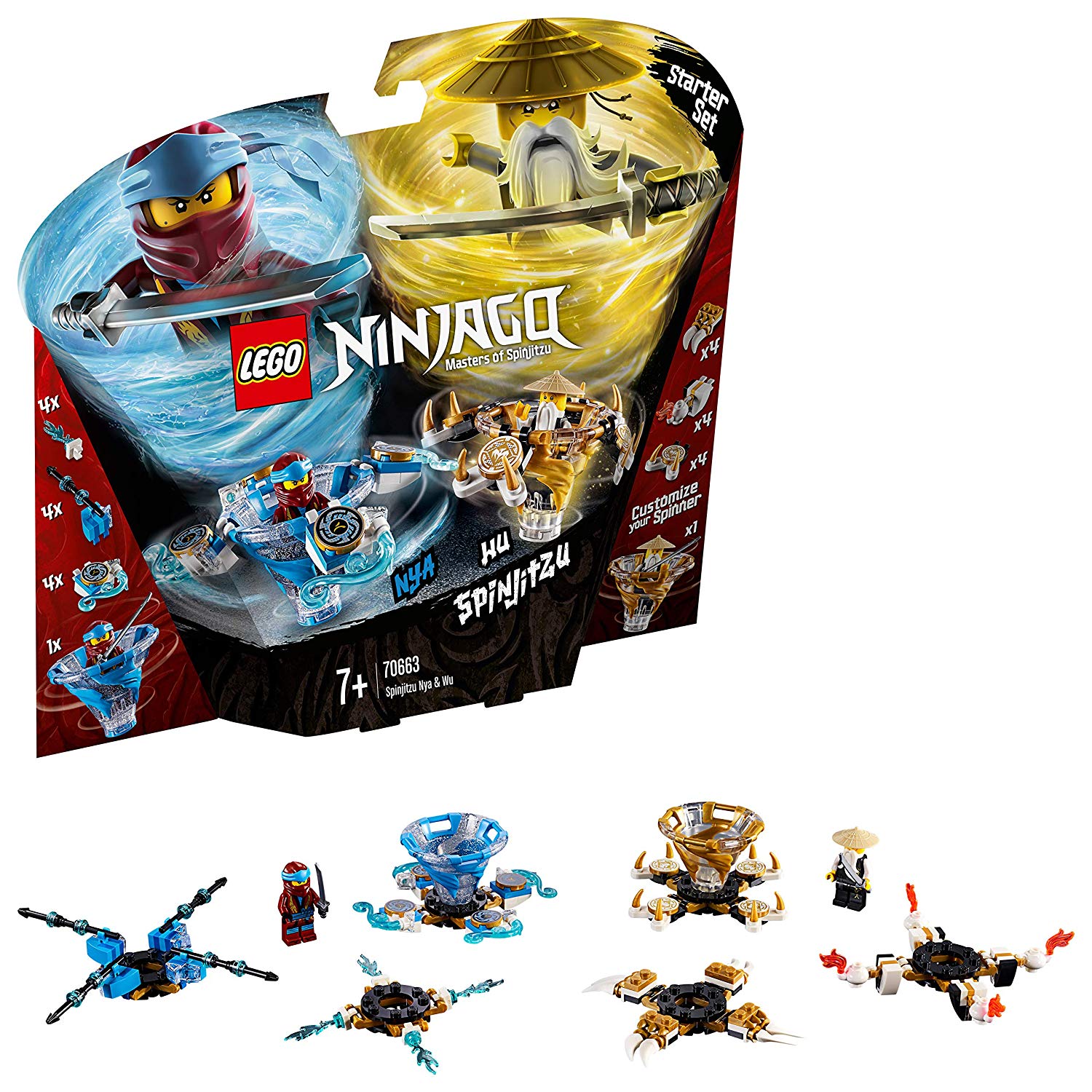 Lego Ninjago 70663 - Spinjitzu Nya & Wu