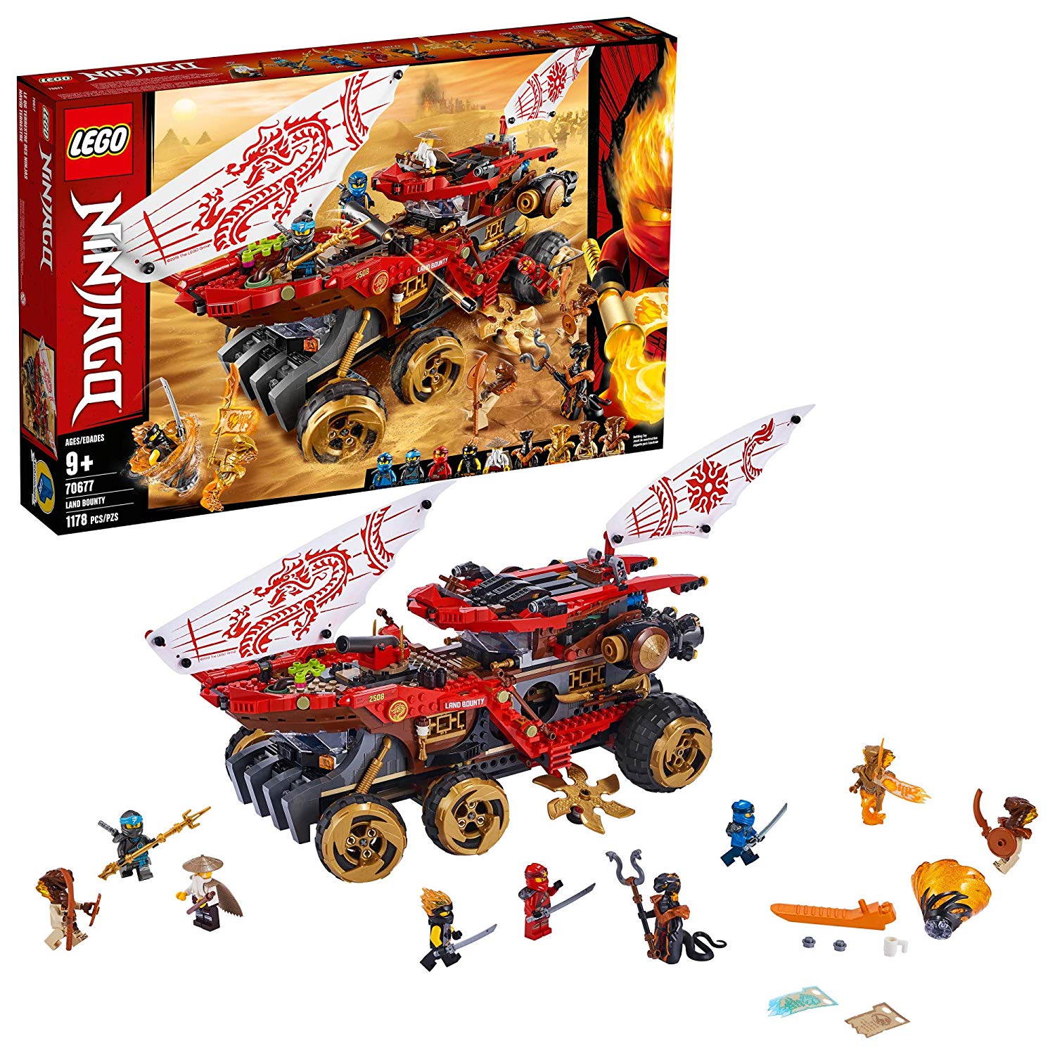 Lego Ninjago 70677 Desert Sailor Truck (1178 Pieces)