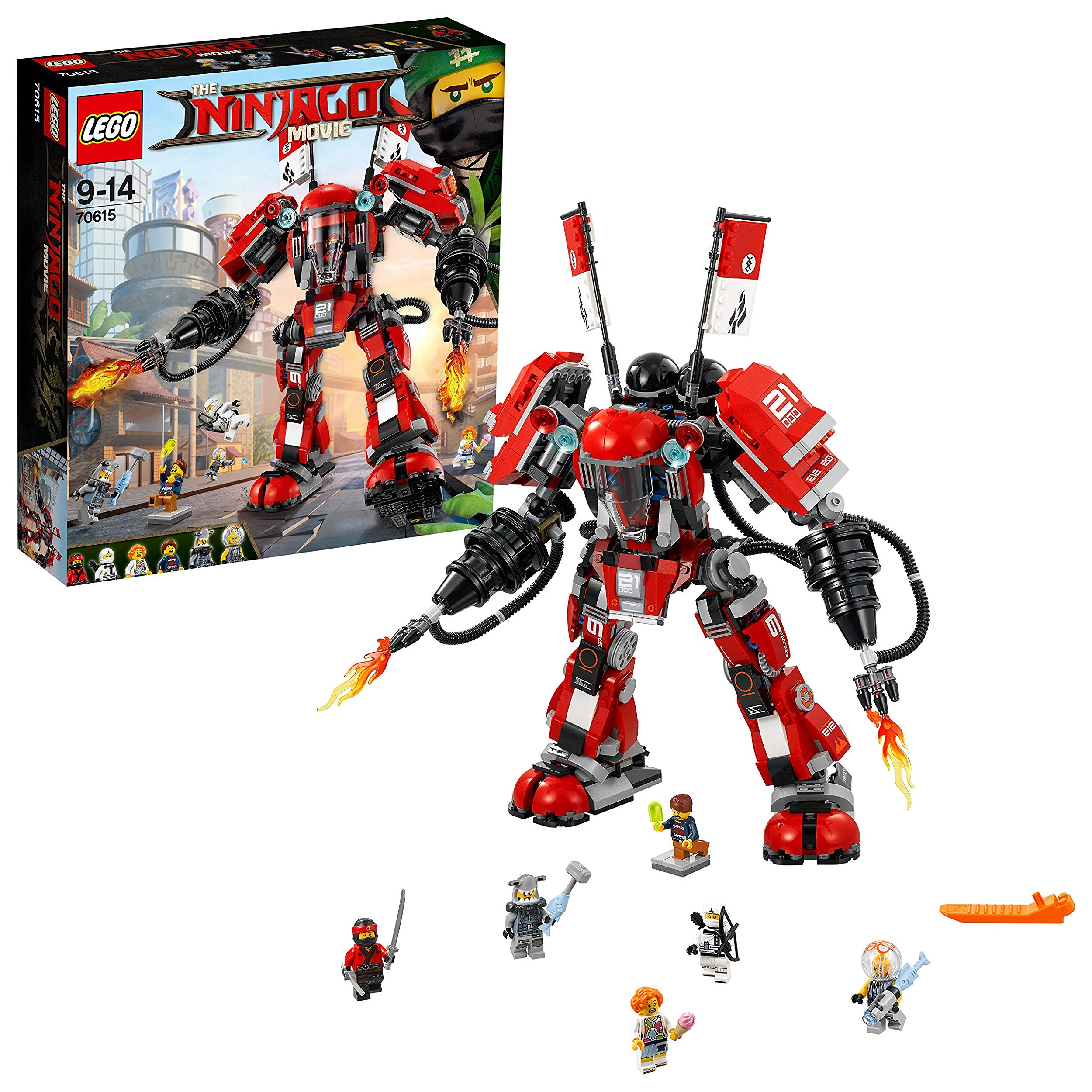Lego Ninjago The Movie Kais Fire Mech Available For Immediate Delivery