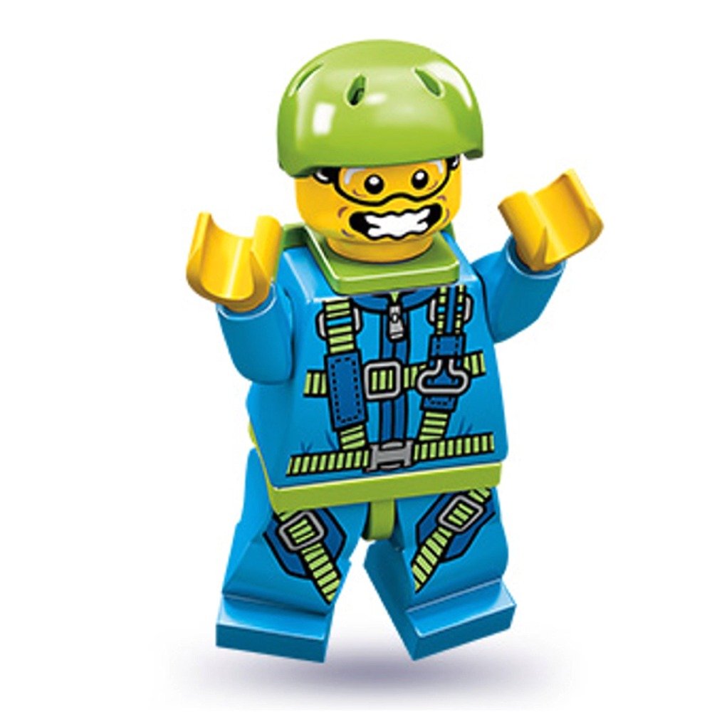 Lego Series Skydiver Mini Figure