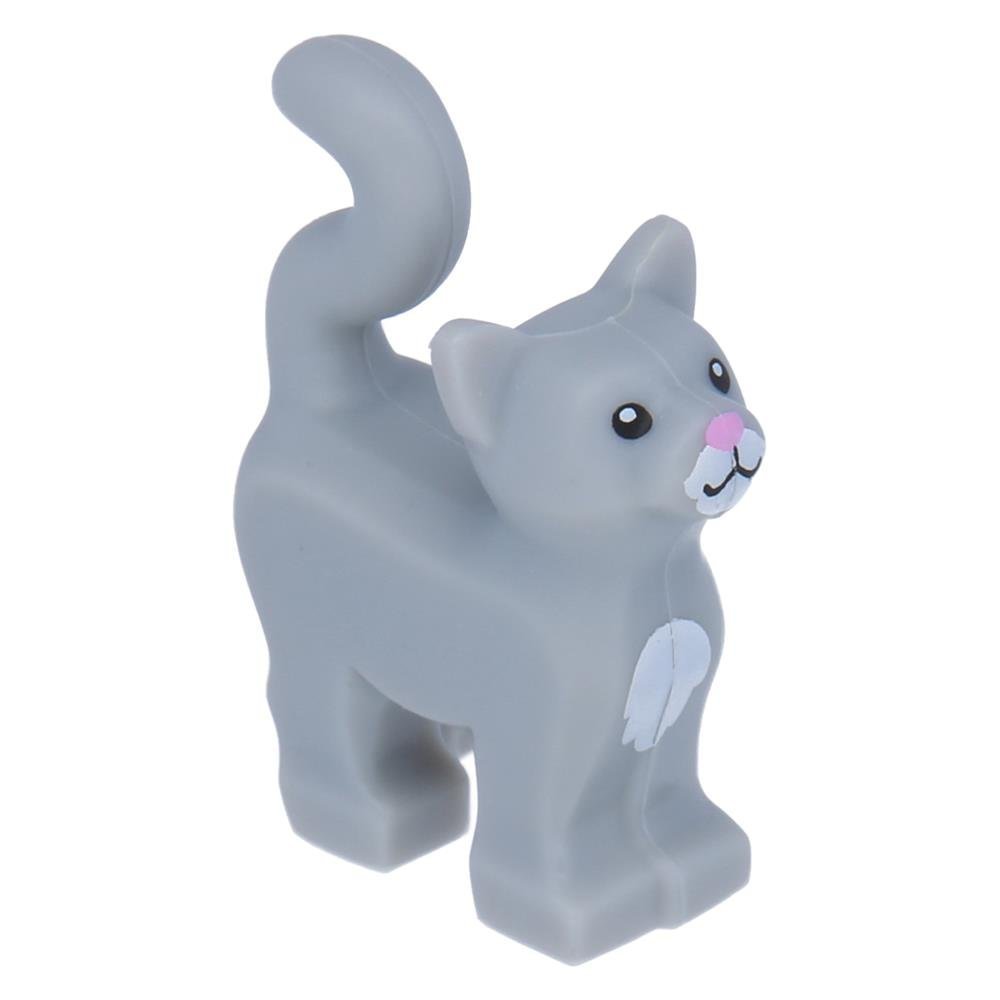 Lego Standing Cat New Design With White Chest