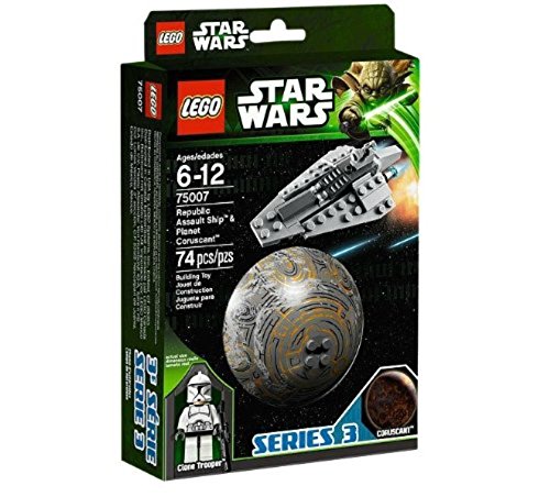 Lego Star Wars Republic Assault Ship Planet Coruscant Piece