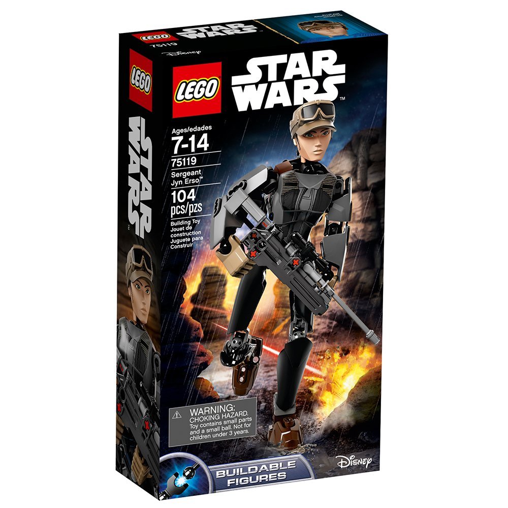 Lego Star Wars Sergeant Jyn Erso Constr Action Figure By Lego