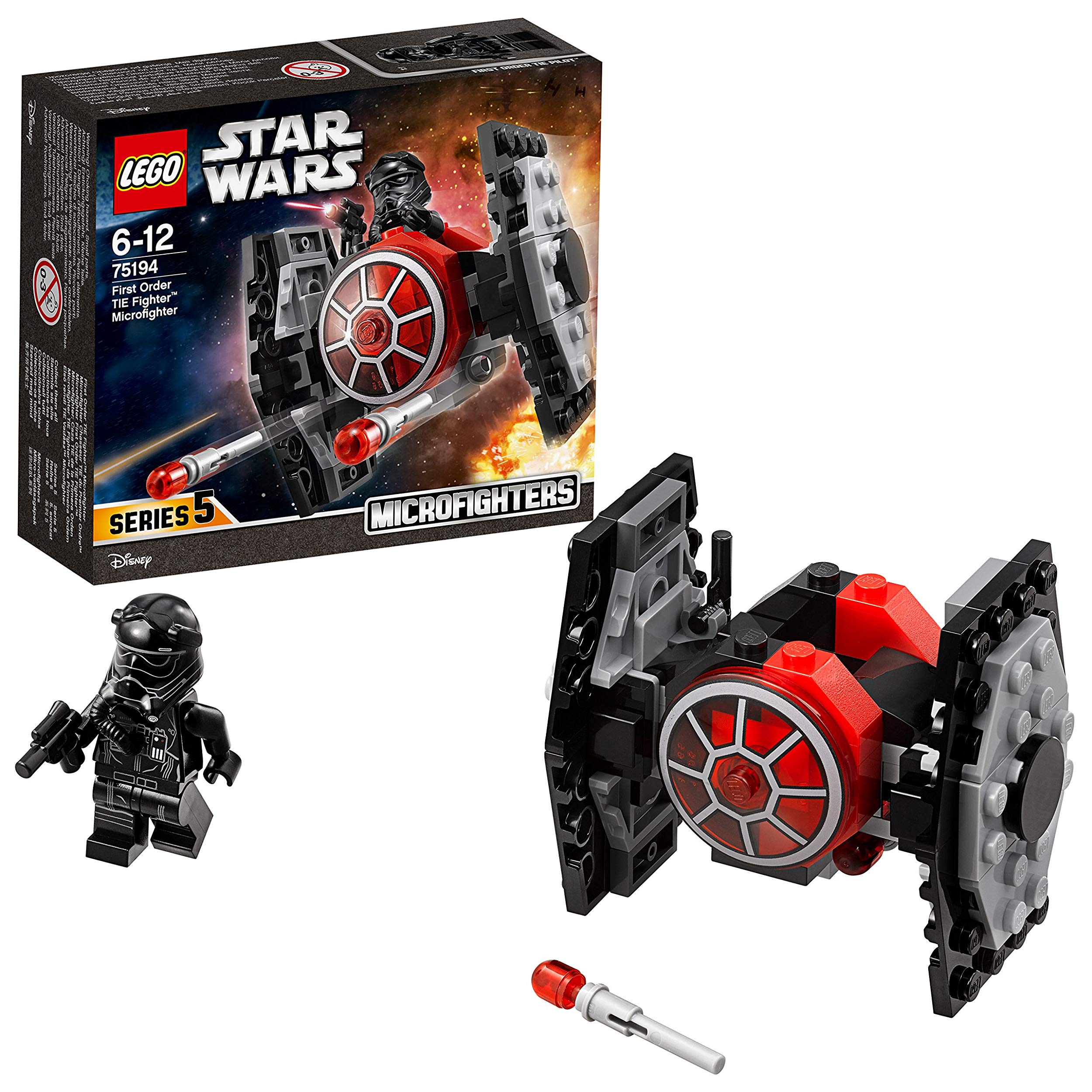 Lego Star Wars First Order Tie Fighter Micro Fighter Toy