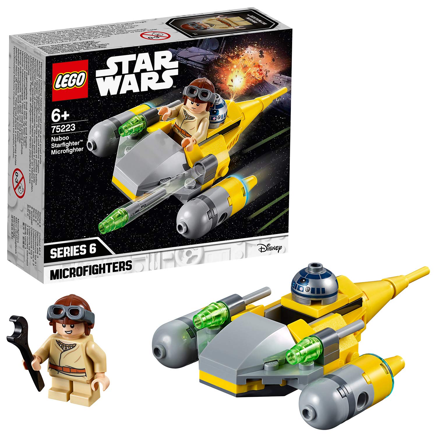 Lego Star Wars 75223 Naboo Starfighter Microfighter
