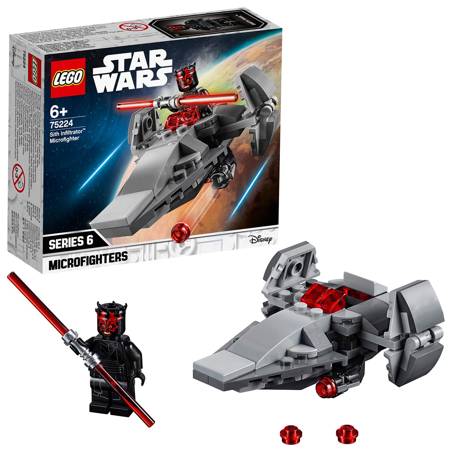 Lego Star Wars 75224 Sith Infiltrator Microfighter