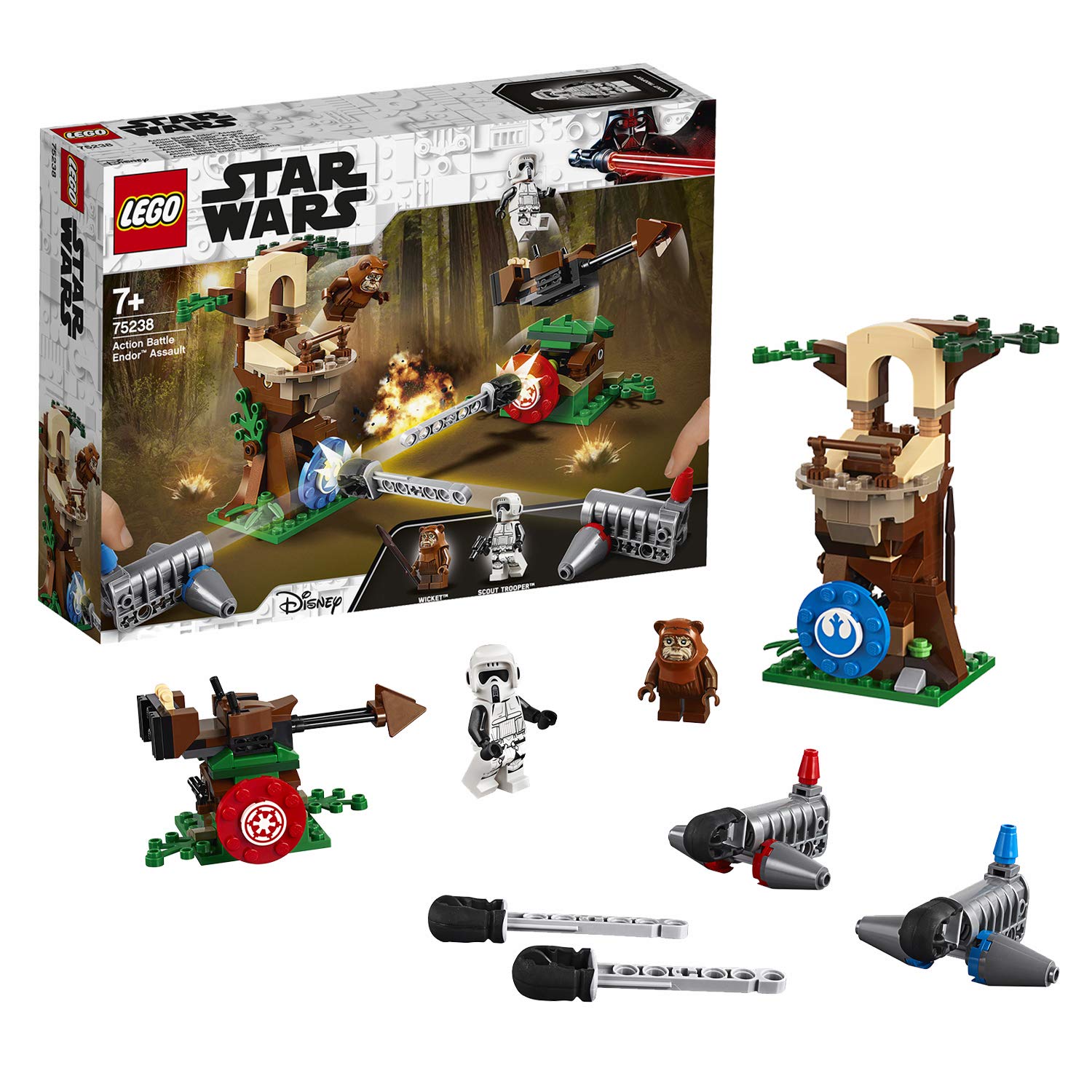 Lego Star Wars 75238 Action Battle Endor Attack Construction Kit