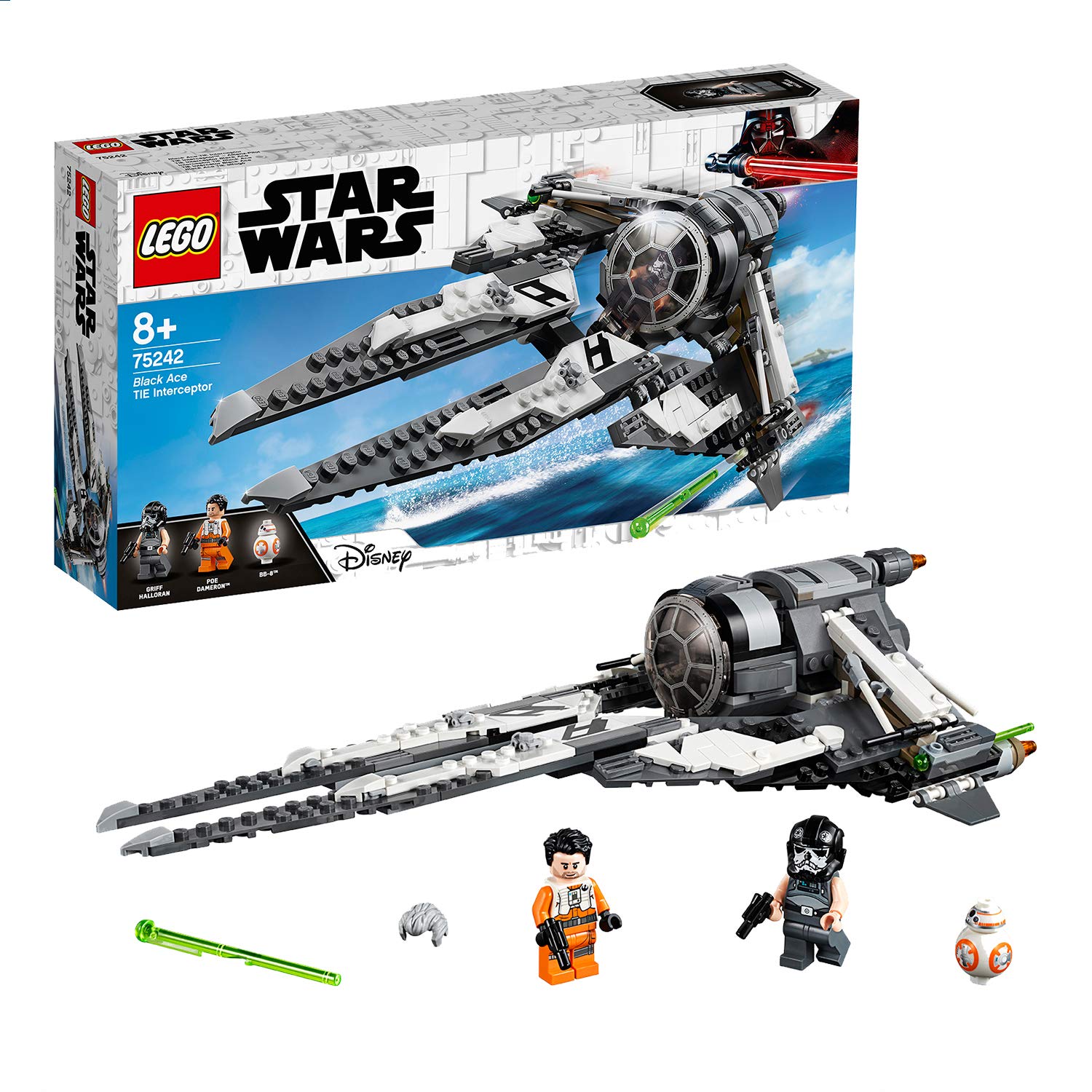 LEGO Star Wars 75242 - Resistance Tie Interceptor - Alliance Pilot Building