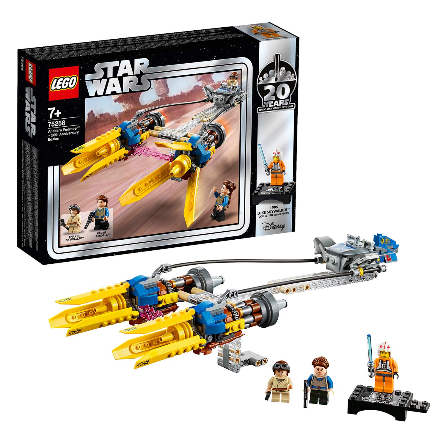 Lego Star Wars 75258 - The Dark Threat Anakins Podracer - 20 Years Lego St