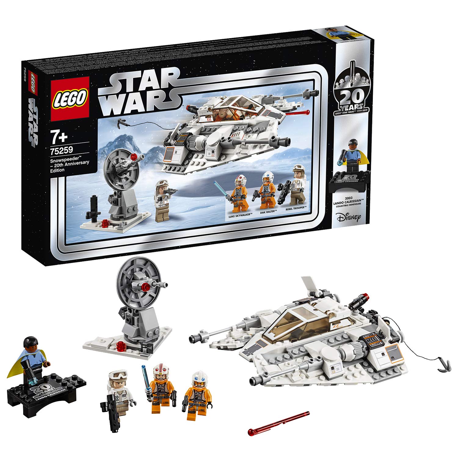 Lego Star Wars 75259 - The Empire Strikes Back Snowspeeder - 20 Years Lego 