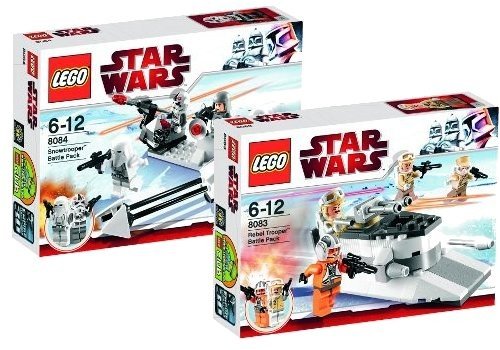 Lego Star Wars Rebel Trooper Battle Pack And Snowtrooper Battle Pack And Rebel T