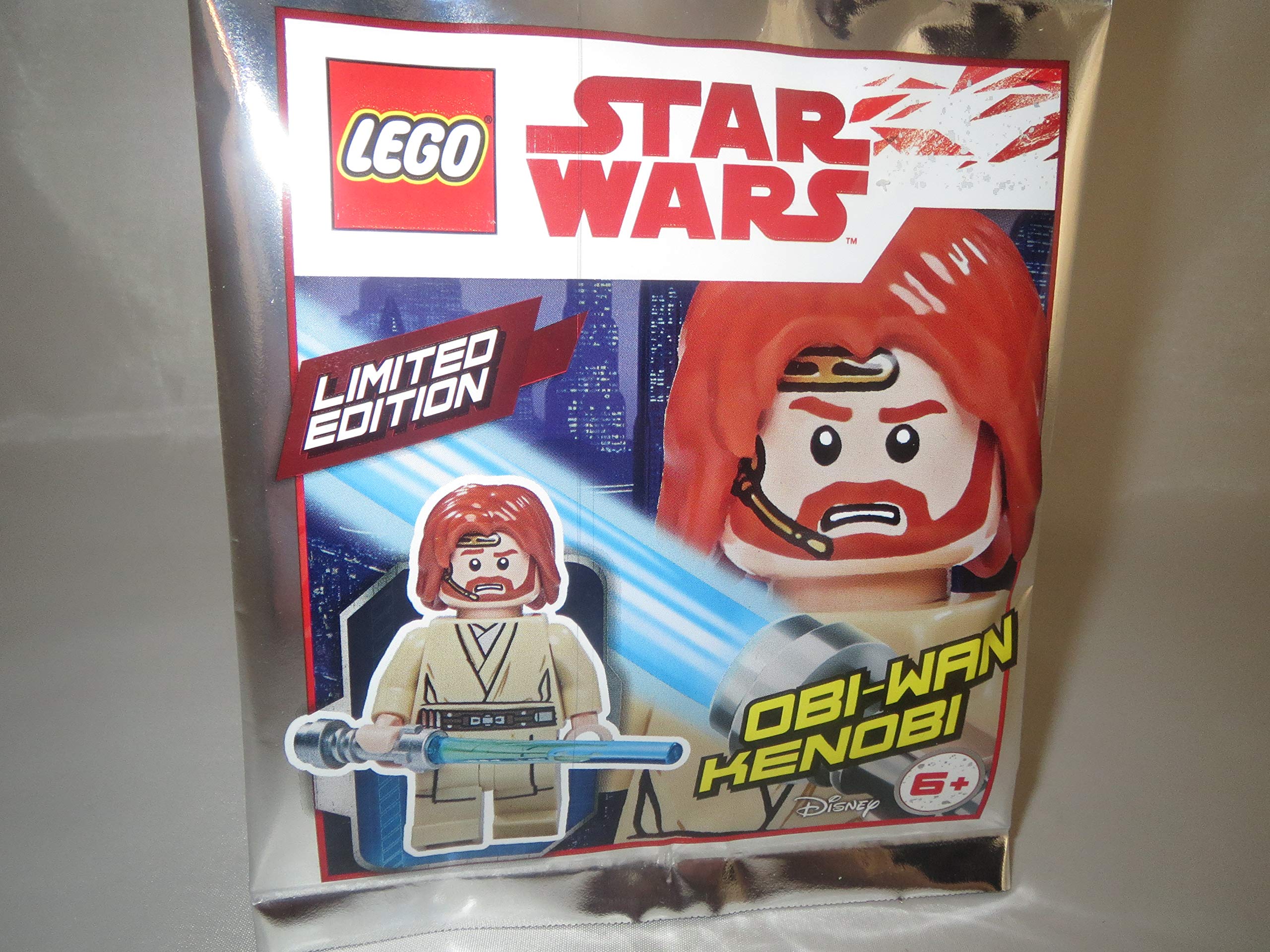 LEGO Star Wars Figure Obi Wan Kenobi with Blue Lightsaber Limited Edition