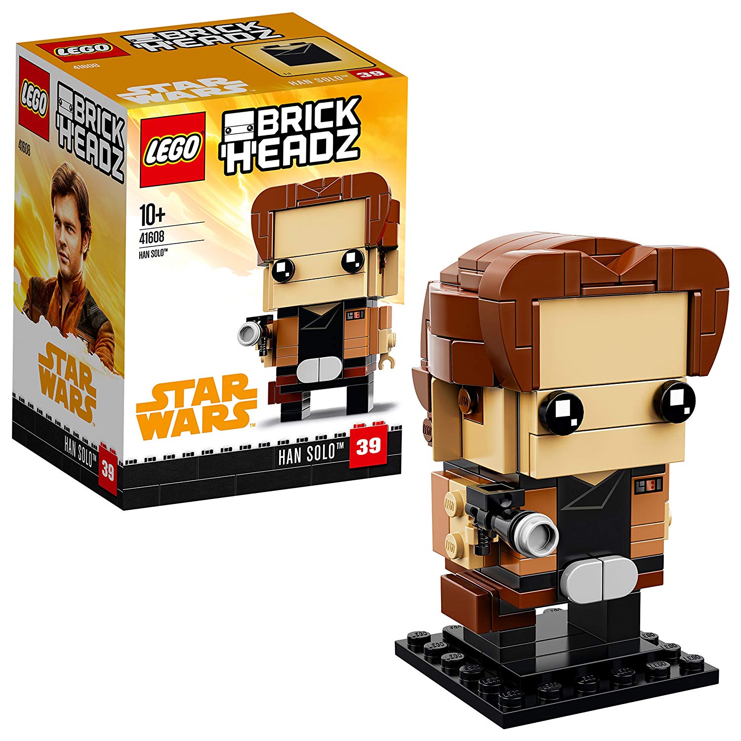 Lego Star Wars Figure Han Solo Brickheadz 41608