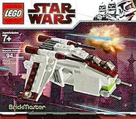Lego Star Wars Mini Republic Attack Gunship Brickmaster Exclusive Set Bagge