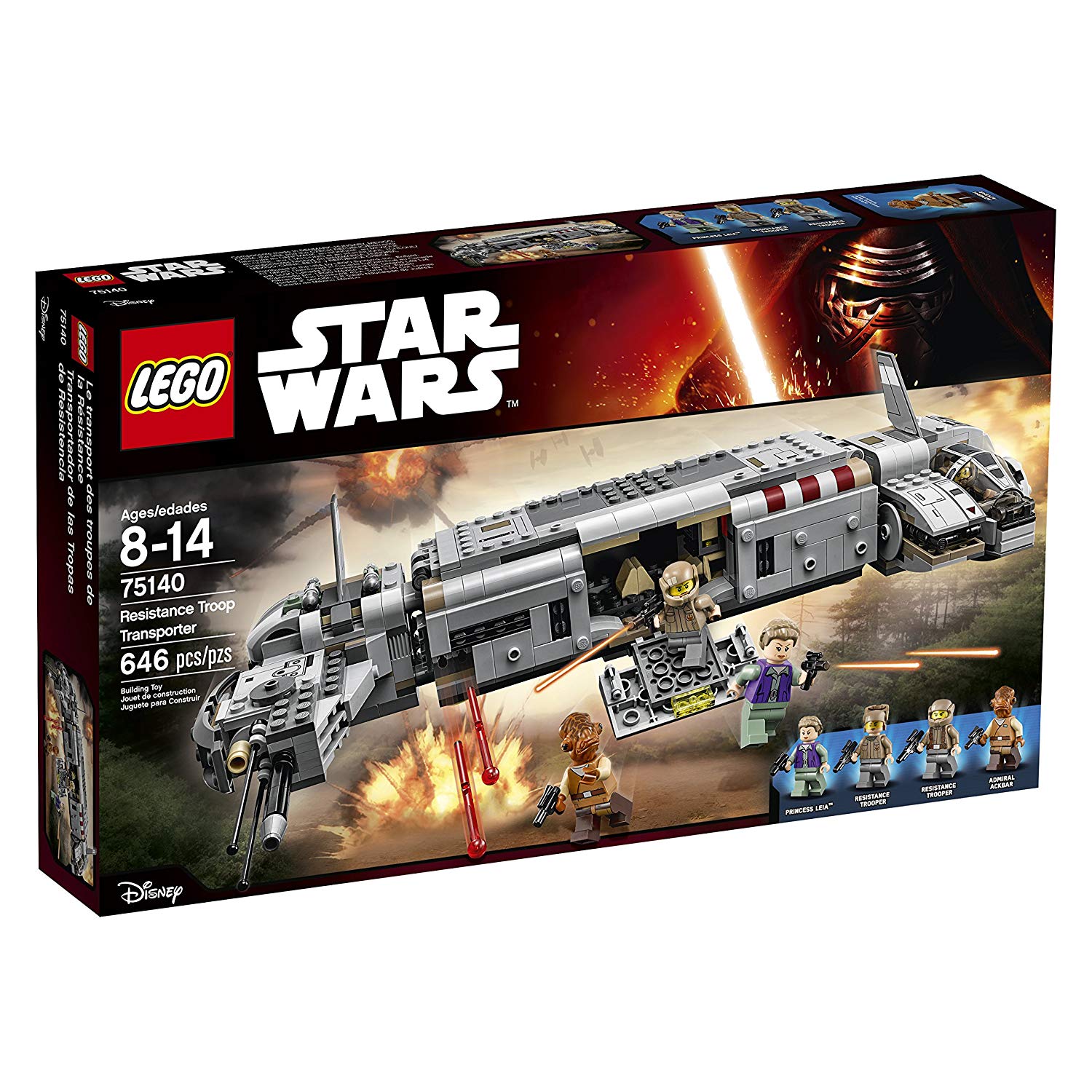 Lego Star Wars Resistance Troop Transporter 75140 By Lego