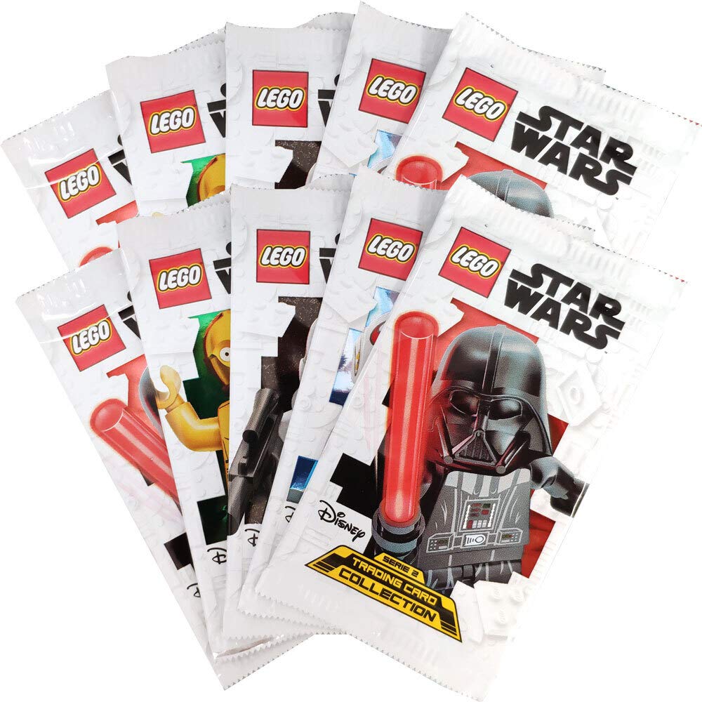 Lego Star Wars Series 2 Trading Cards 10 Boosters