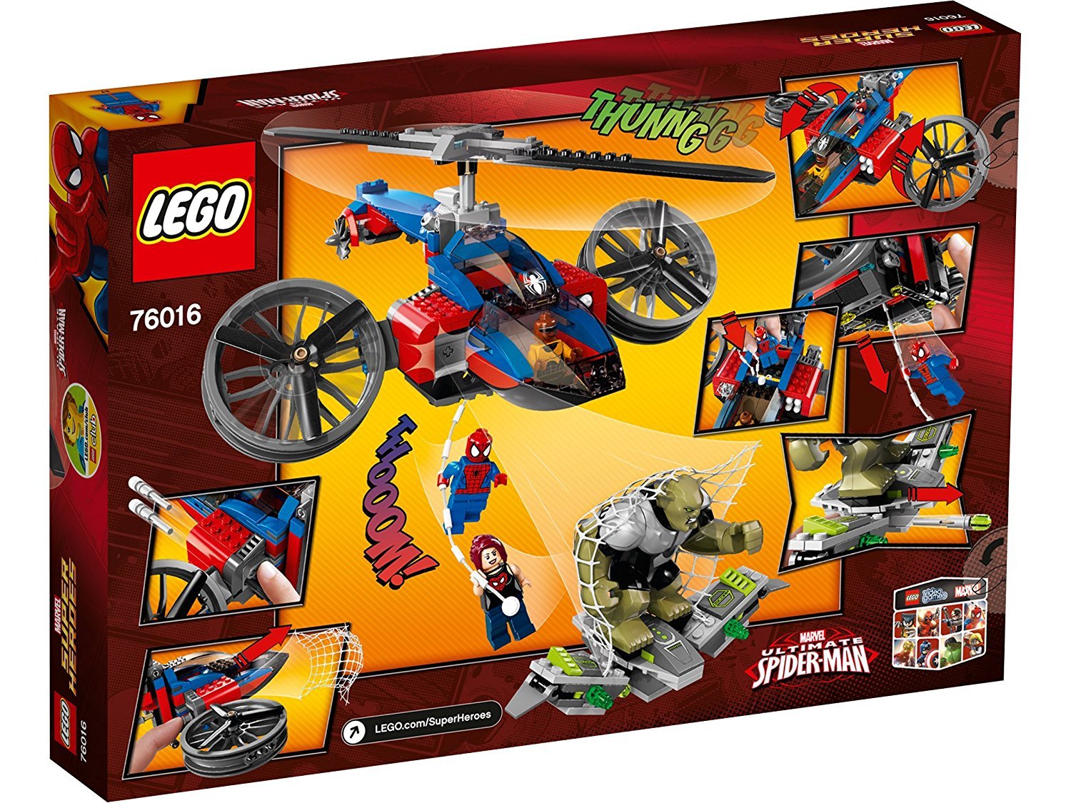 Lego Super Heroes Spider Helicopter Rescue
