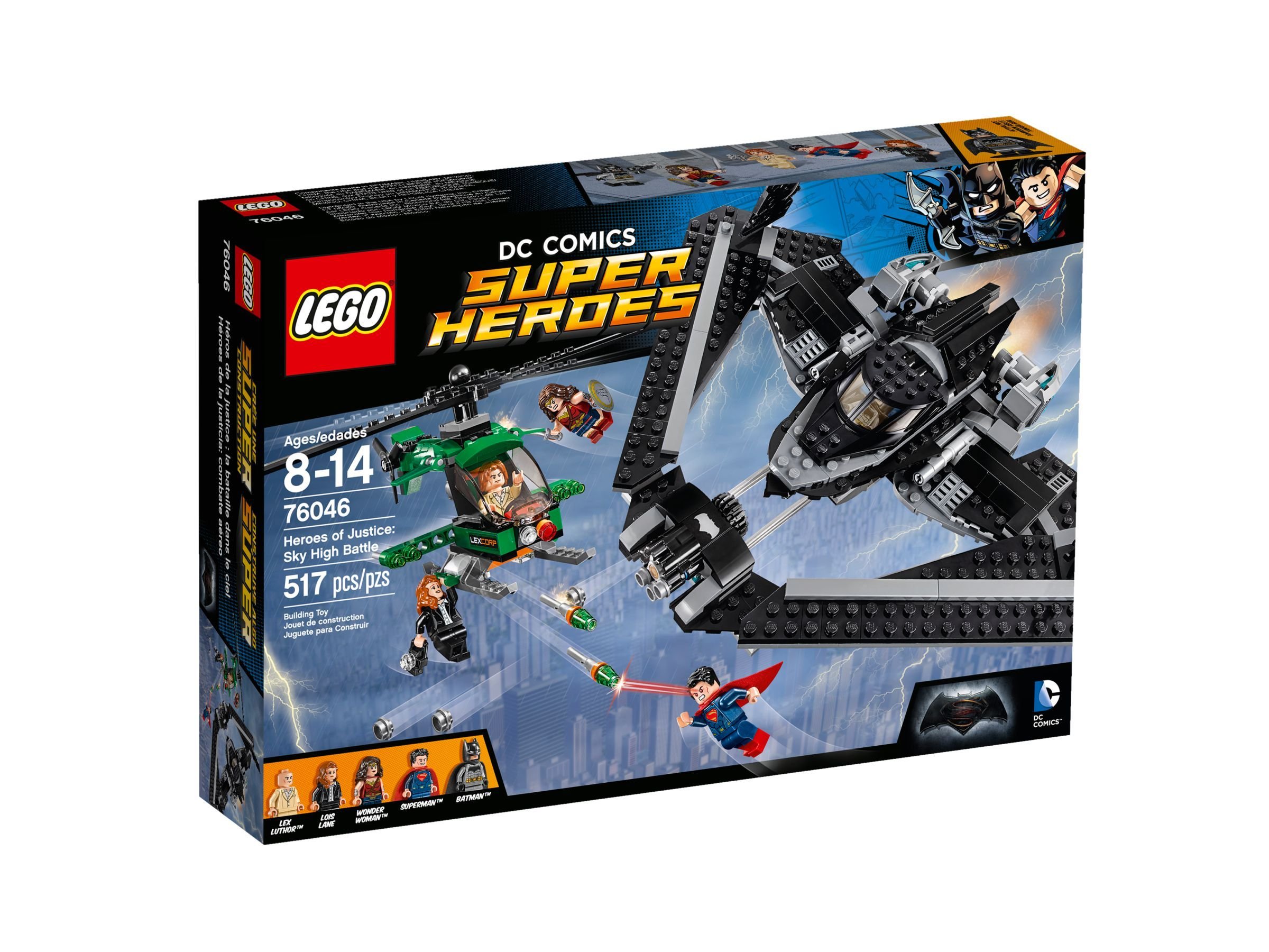 Lego Super Heroes Batman V Superman Heroes Of Justice Sky High Battle