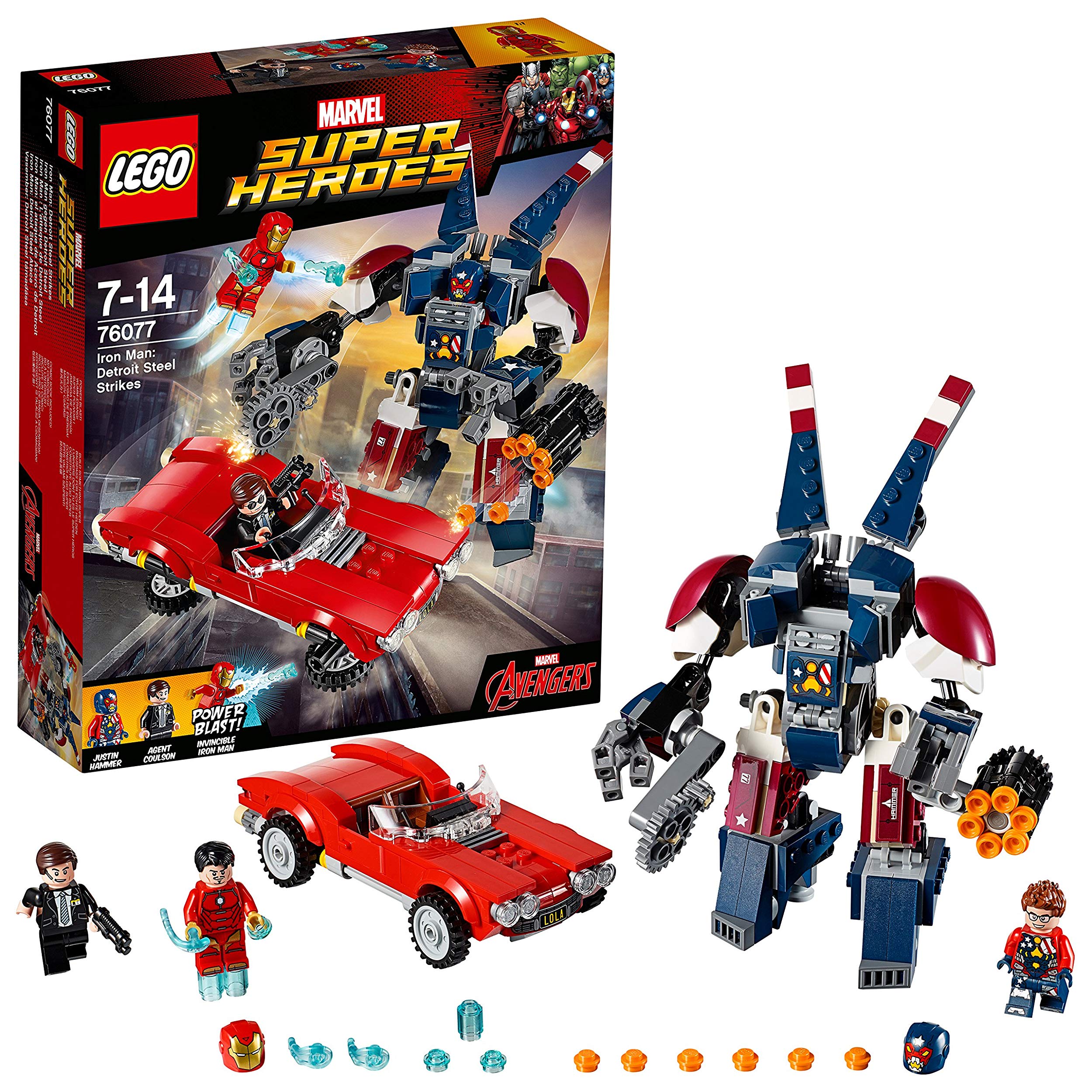 LEGO Superheroes Marvel Super Heroes Iron Man Against Detroit Steel Toy