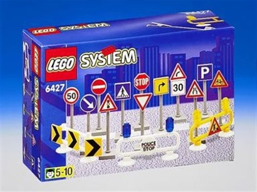 Lego System Street Signs