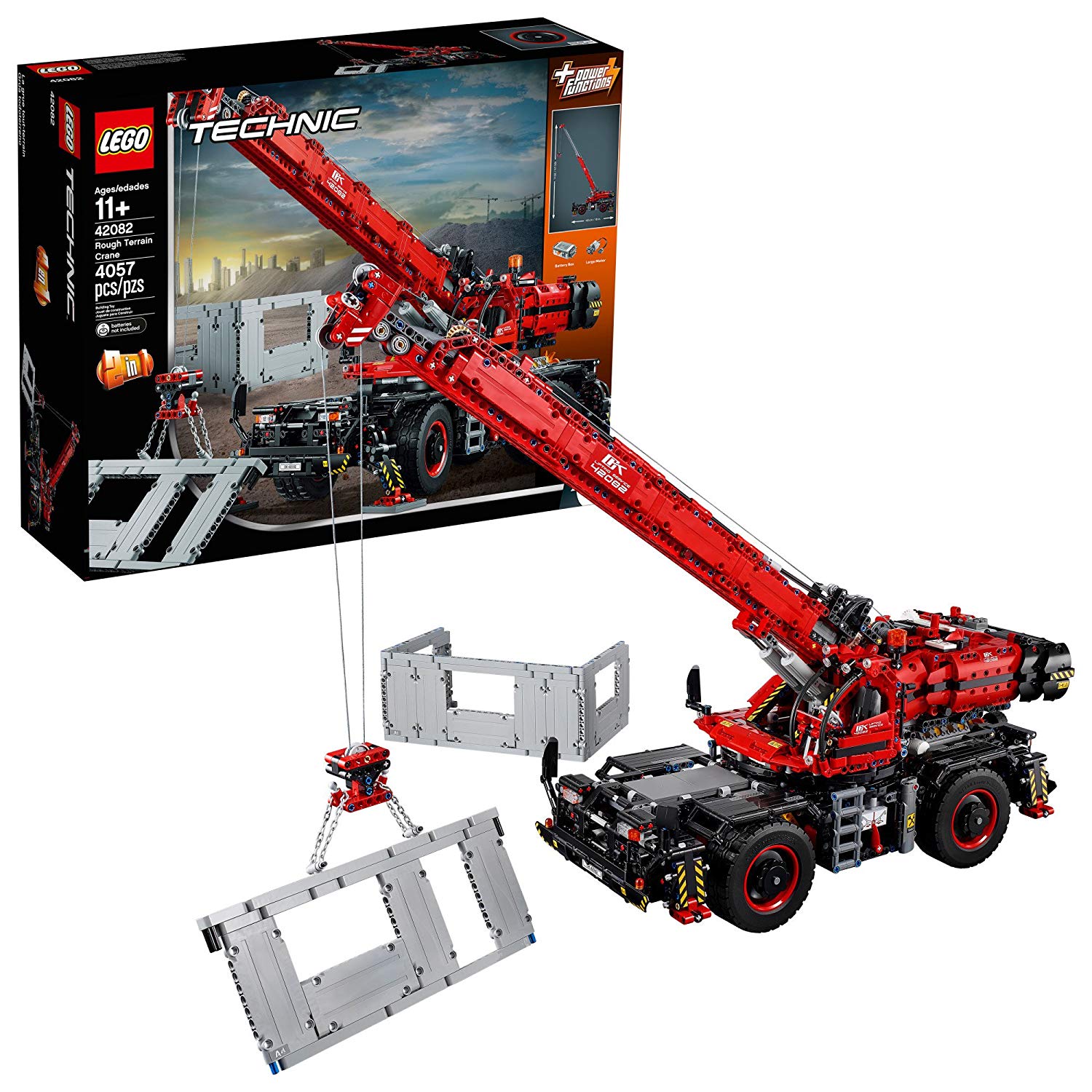 Lego Technic 42082 Terrain Common Crane Truck 4057)