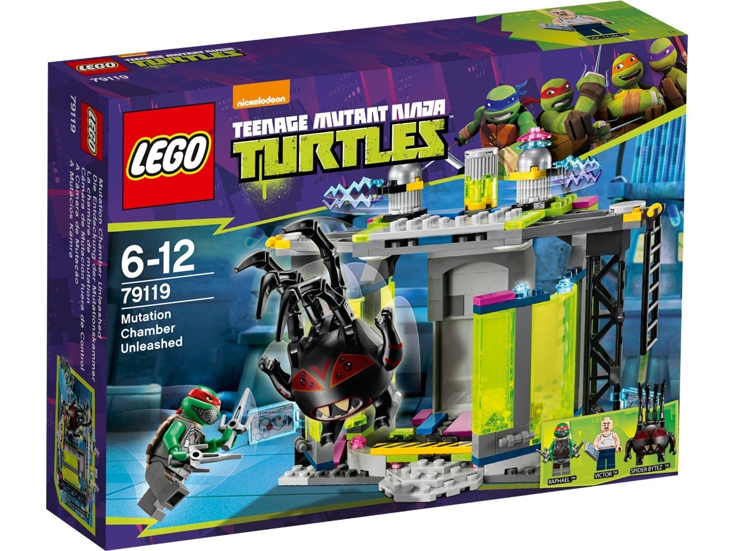 Lego Teenage Mutant Ninja Turtles Mutation Chamber Unleashed Teenage Mutant