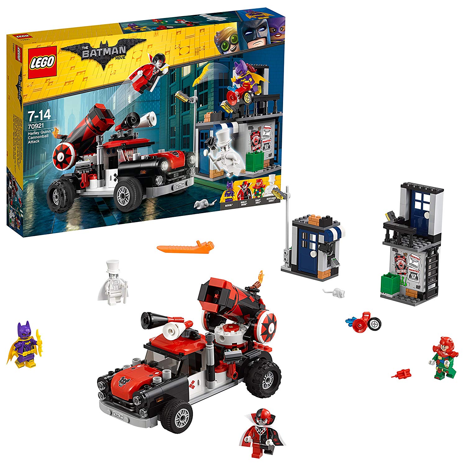 Lego The Batman Movie Harley Quinn Cannon Ball Attack Toy