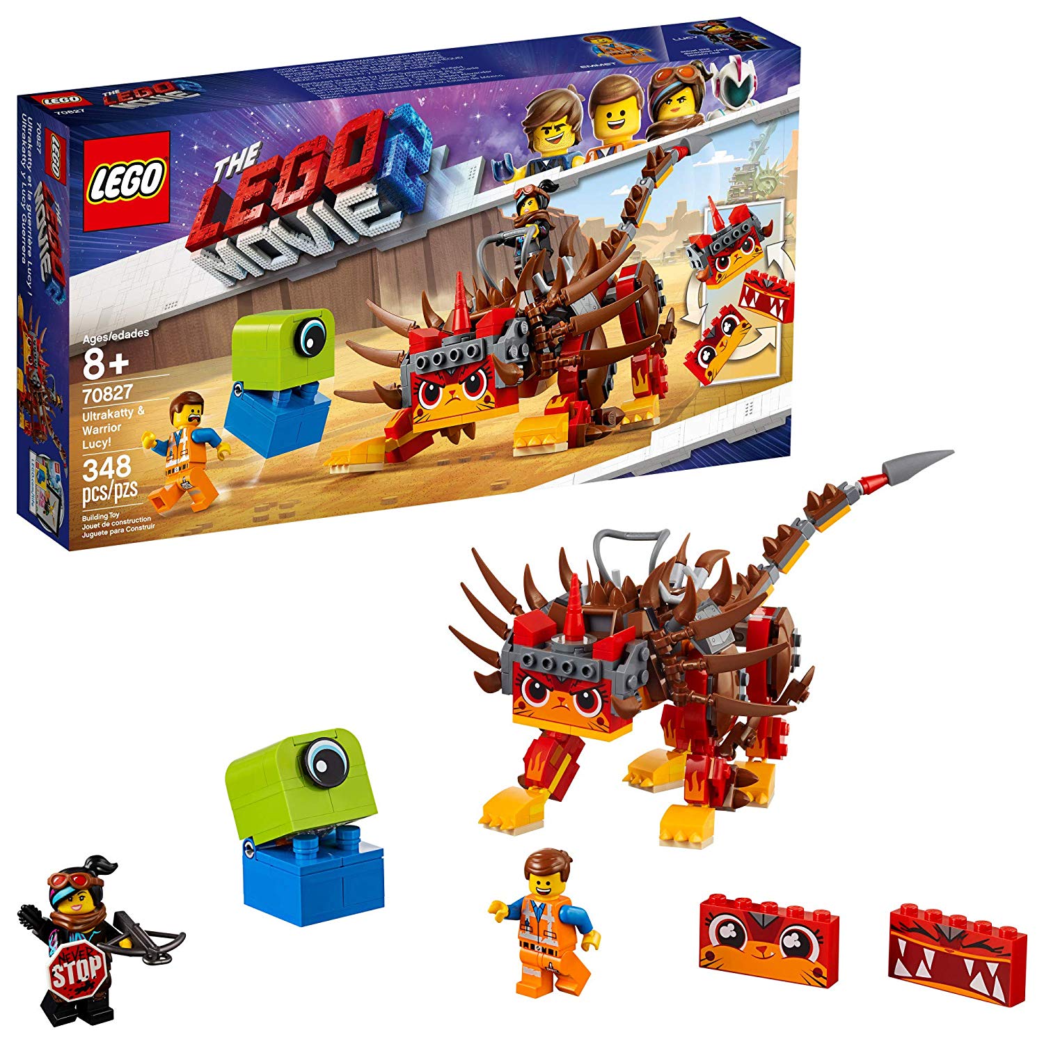 Lego The Movie 2 - Ultrakatty & Warrior Lucy! 70827 Building Kit
