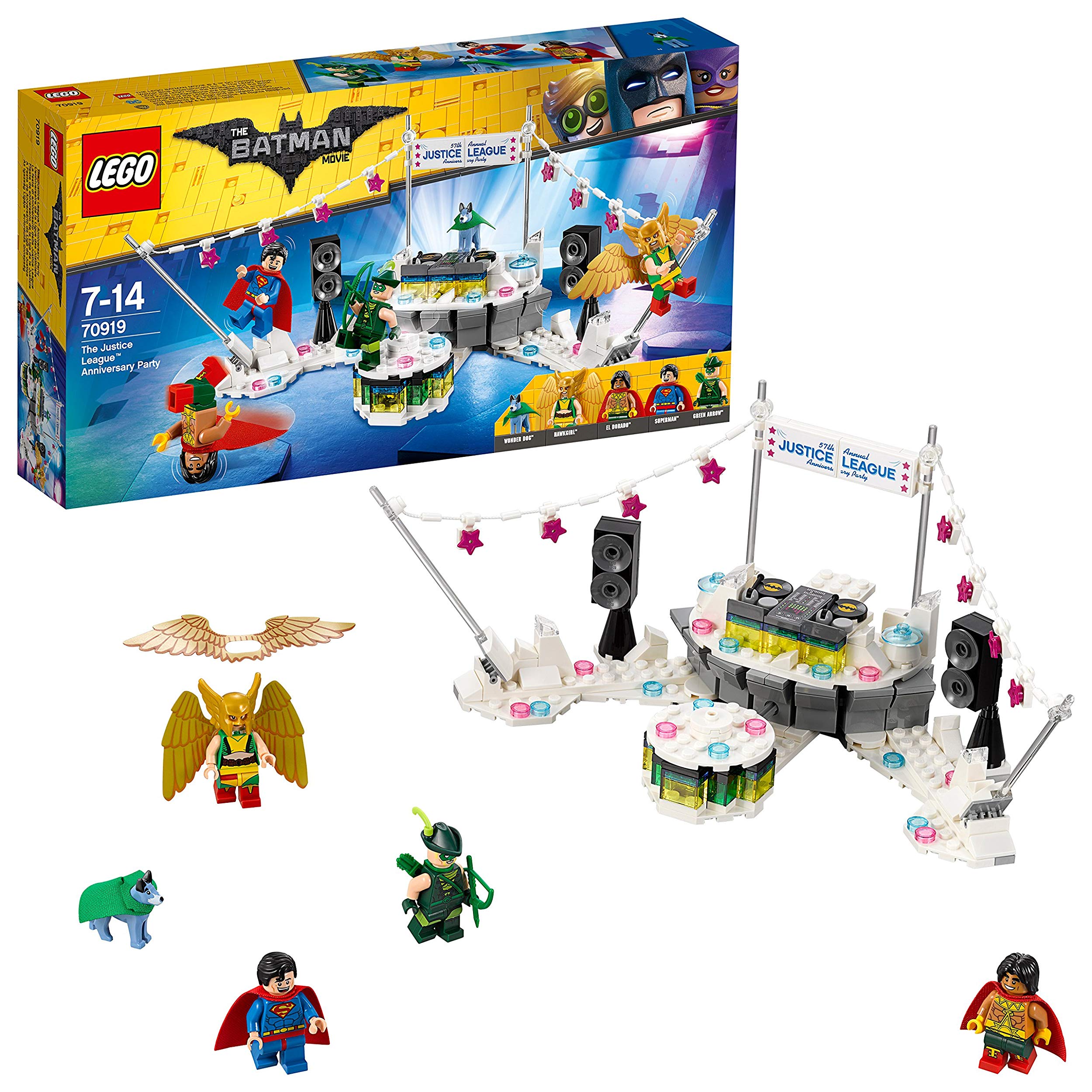 Lego The Movie The Batman Justice League Anniversary Party Game Toy