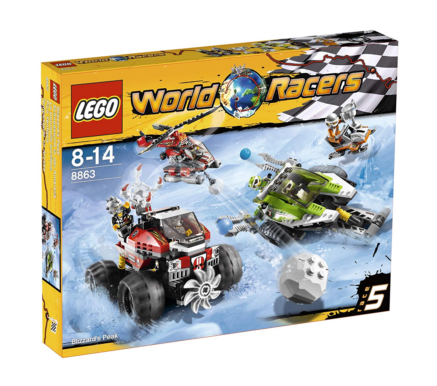 Lego World Racers Snowstorm In The Antarctic