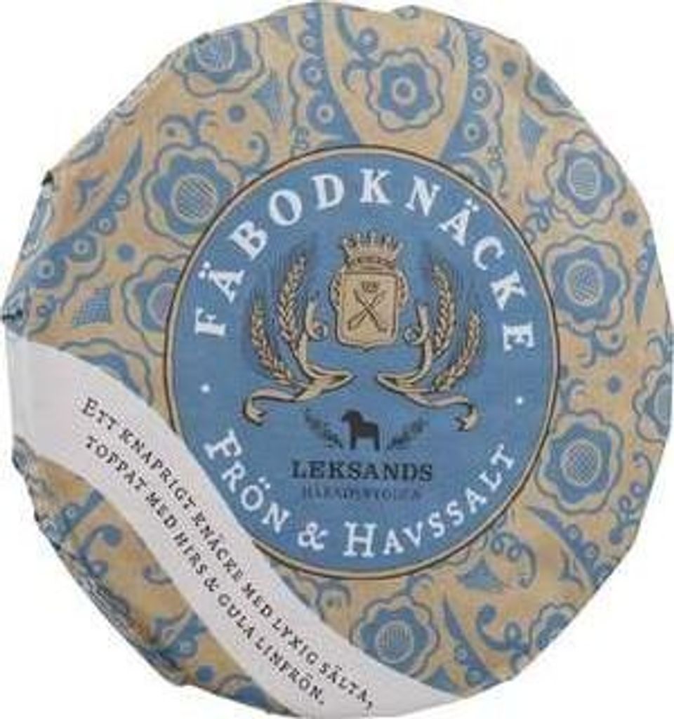 Leksands crispbread round linseed & sea salt 530g