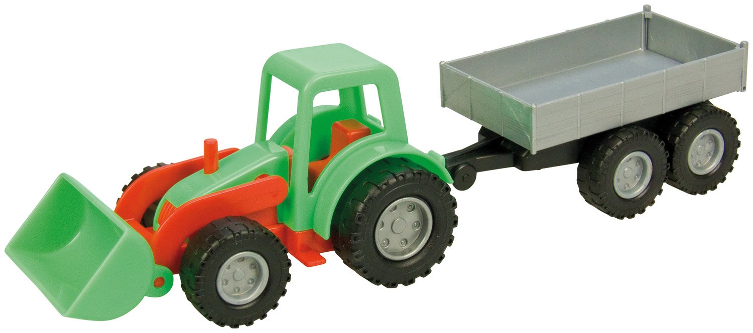 Lena Tractor With Trailer Mini Compact