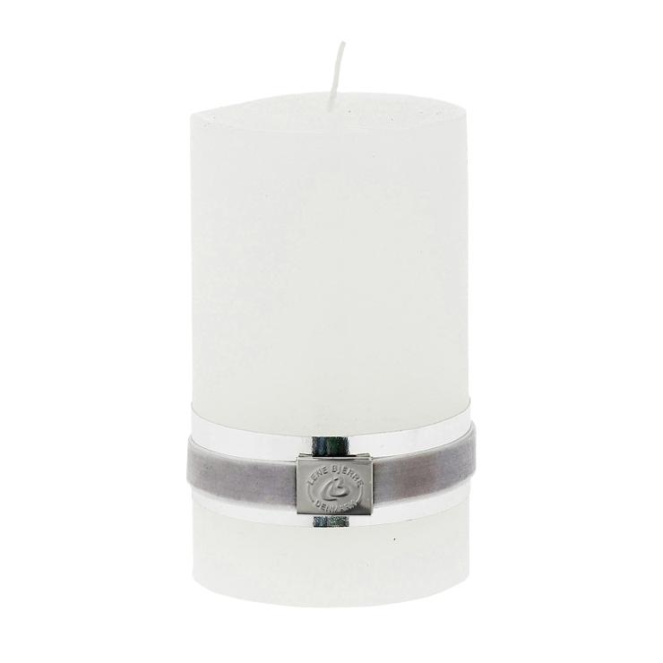 Lene Bjerre Candle Rustic White