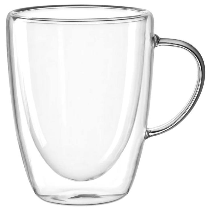 Leonardo, Duo: double-walled coffee cup, contents: 300 ml, D: 9 cm, H: 11 cm