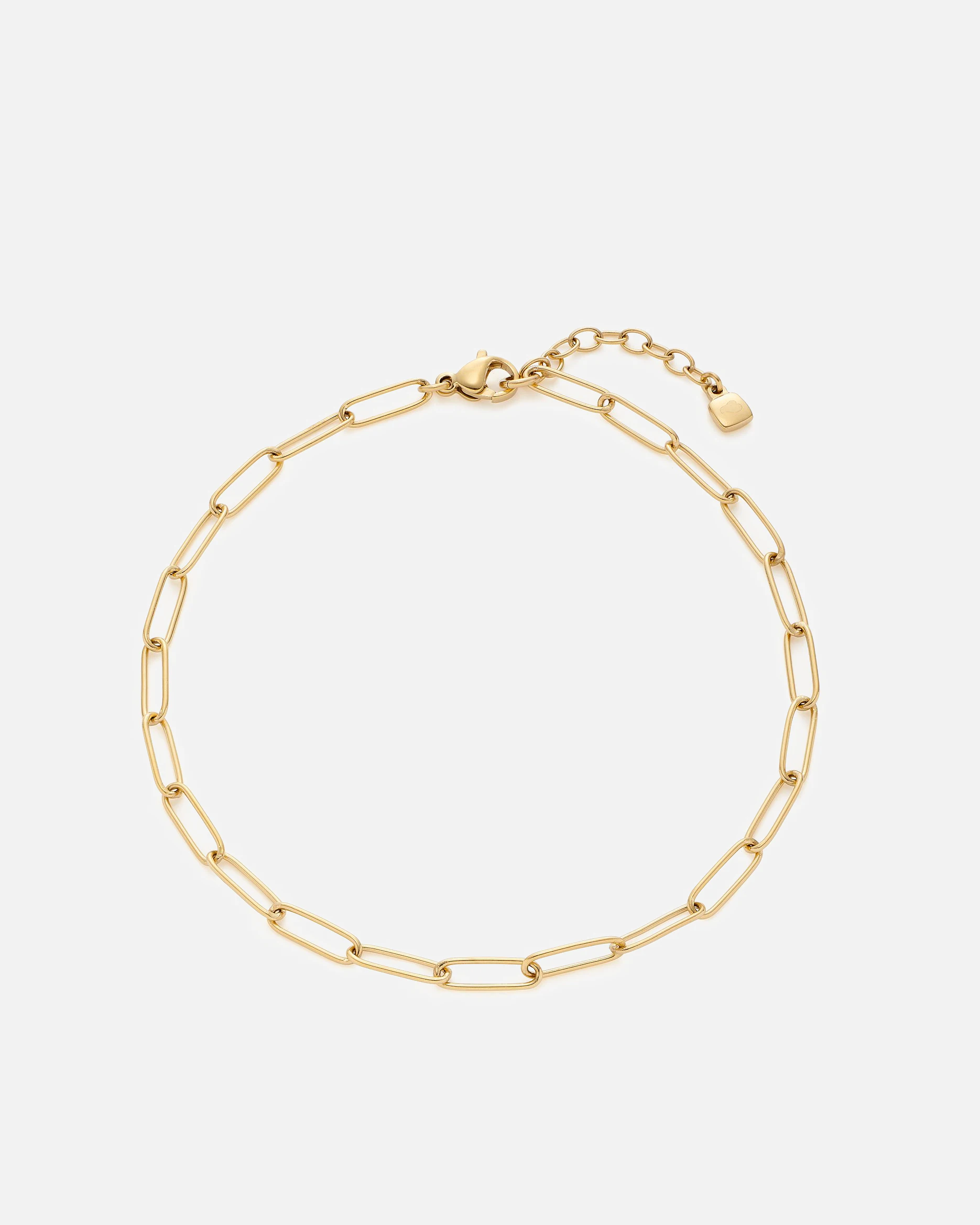 Leonardo chain anklet stainless steel