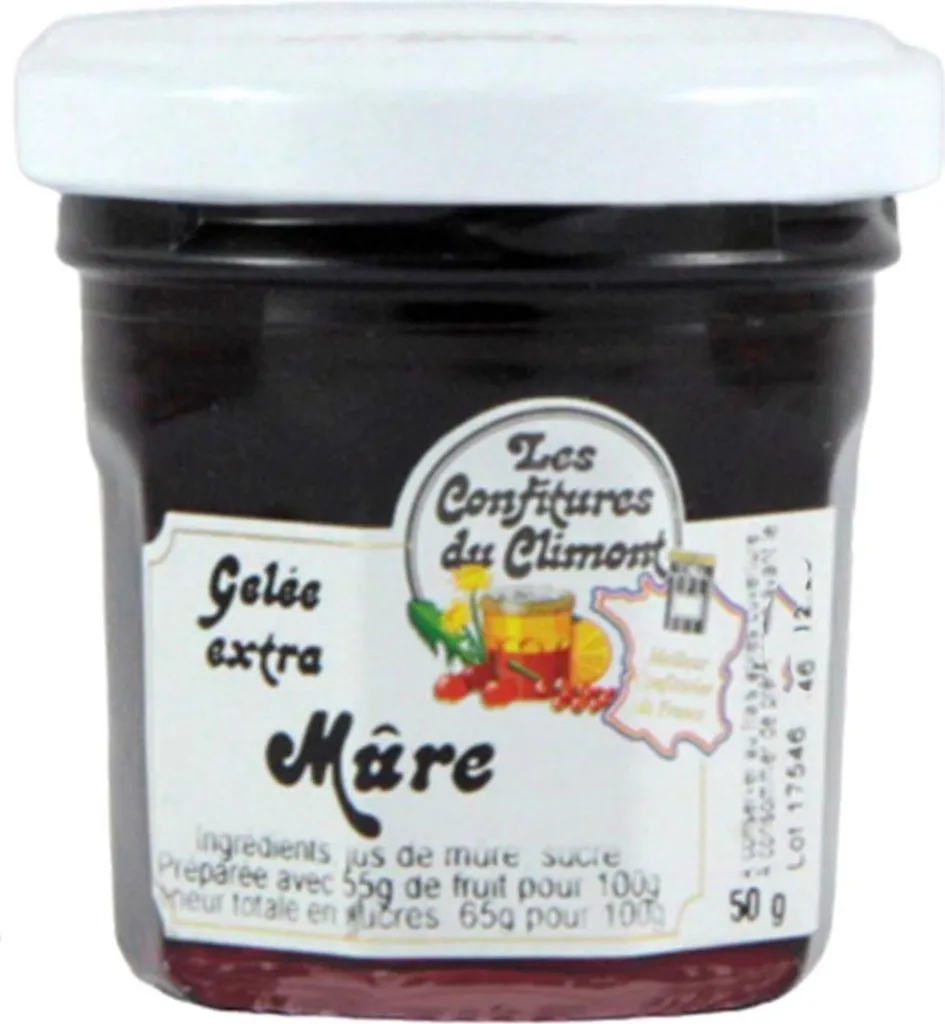 Les Confitures du Climont Brombeere Gelee extra 50g – Handwerklich hergestellt