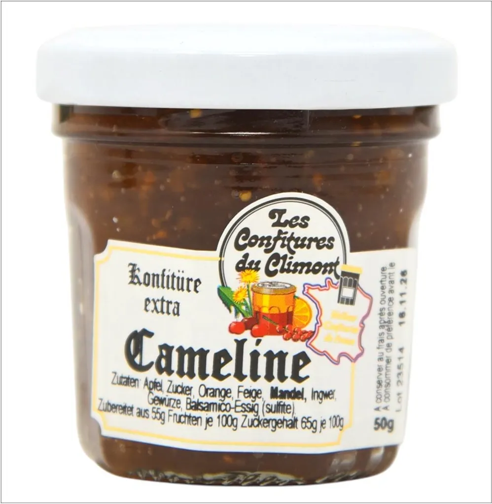 Les Confitures du Climont Cameline Konfitüre Extra 50g – Feine Gourmet-Konfitüre
