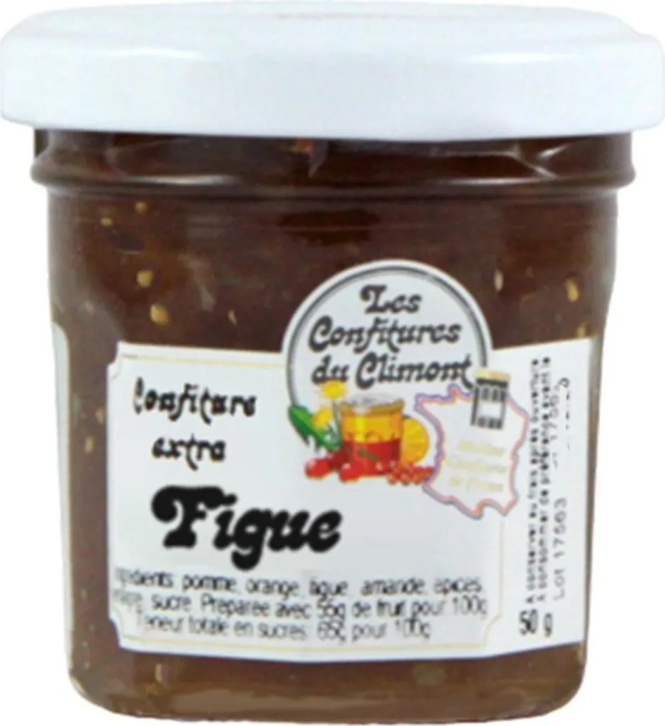 Les Confitures du Climont Feigen Konfitüre Extra 50g – Handwerklich aus dem Elsass