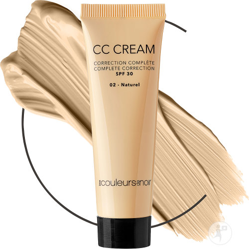 Les Couleurs De Noir CC Cream Complete Correction SPF30 Shade 02 Natural Tube 30ml