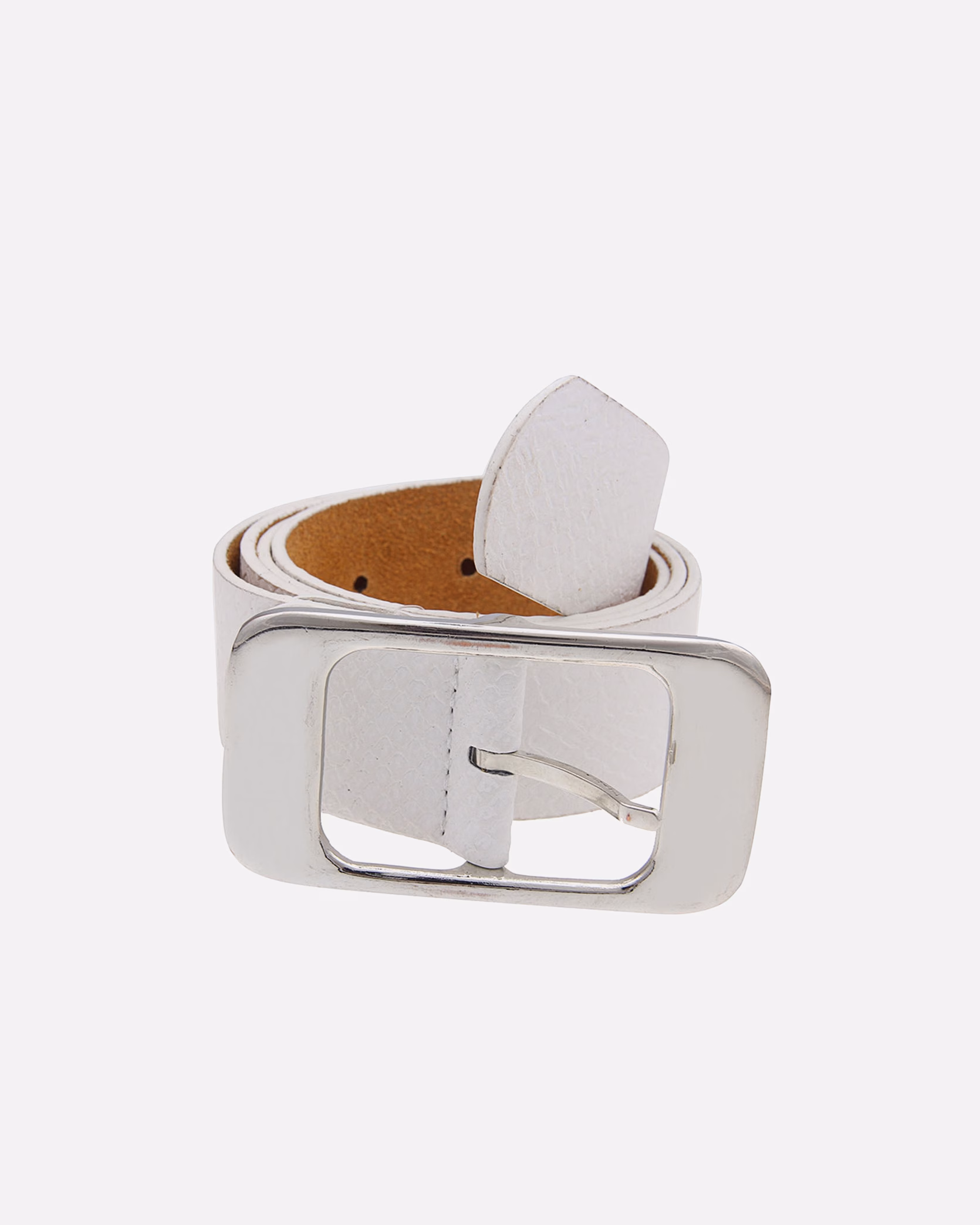 leslii belt Belt with a subtle scale pattern